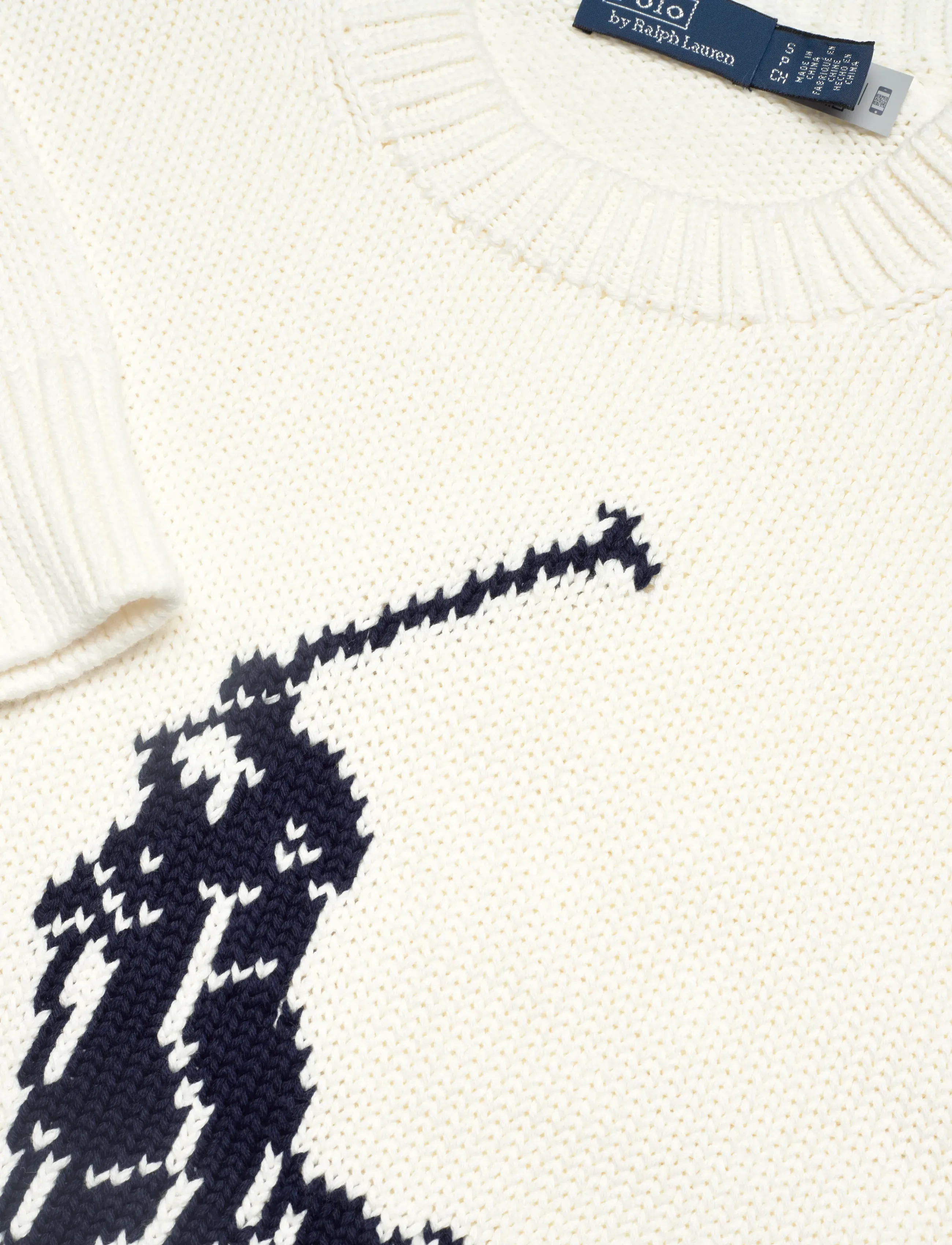Polo Ralph Lauren - 21/2 COTTON-SWEATER-PULLOVER - white - 4