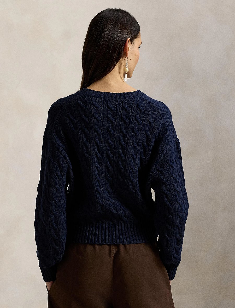 Polo Ralph Lauren - 32/2 COTTON-SWEATER-PULLOVER - sviitrid - hunter navy - 3