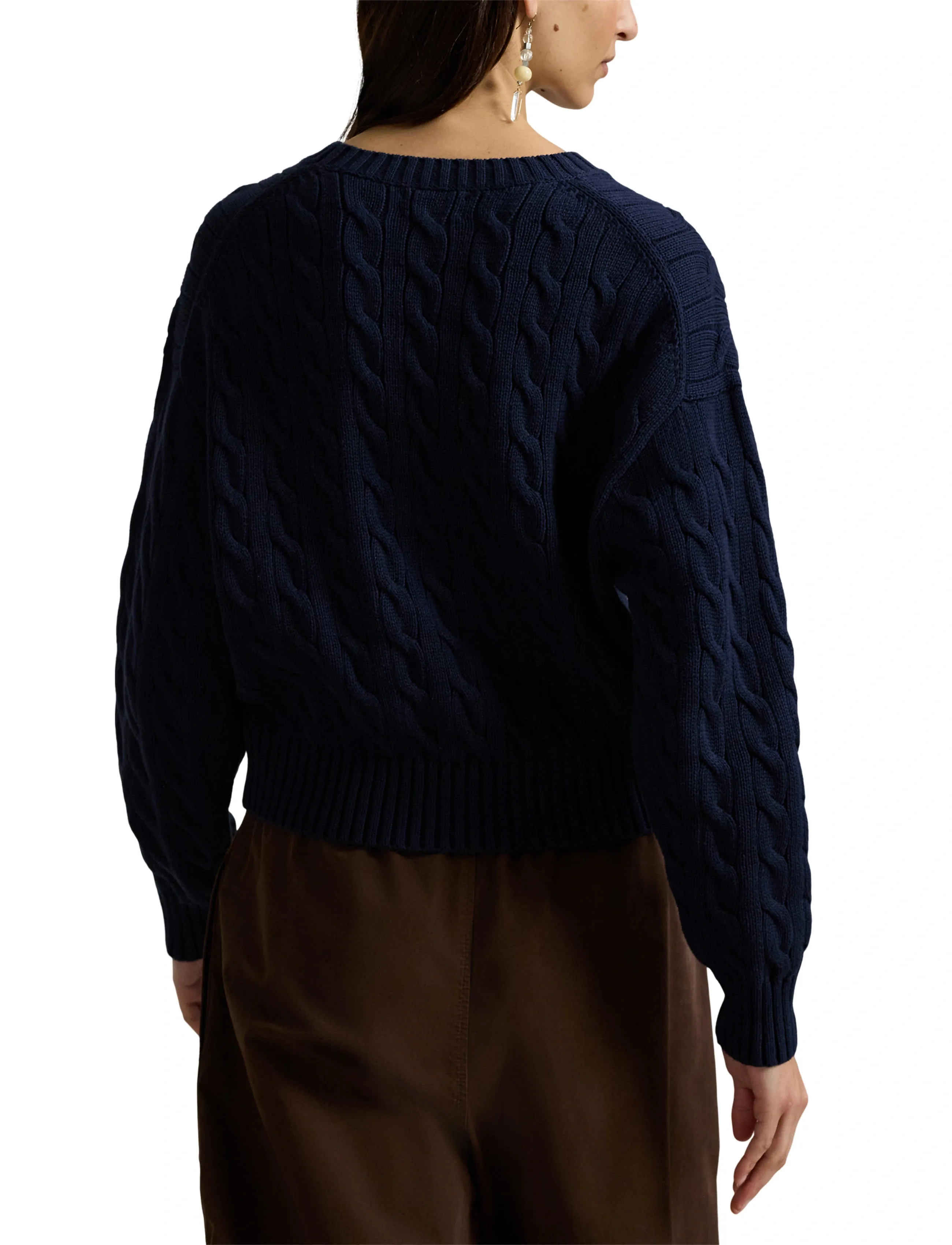 Polo Ralph Lauren - 32/2 COTTON-SWEATER-PULLOVER - trøjer - hunter navy - 3