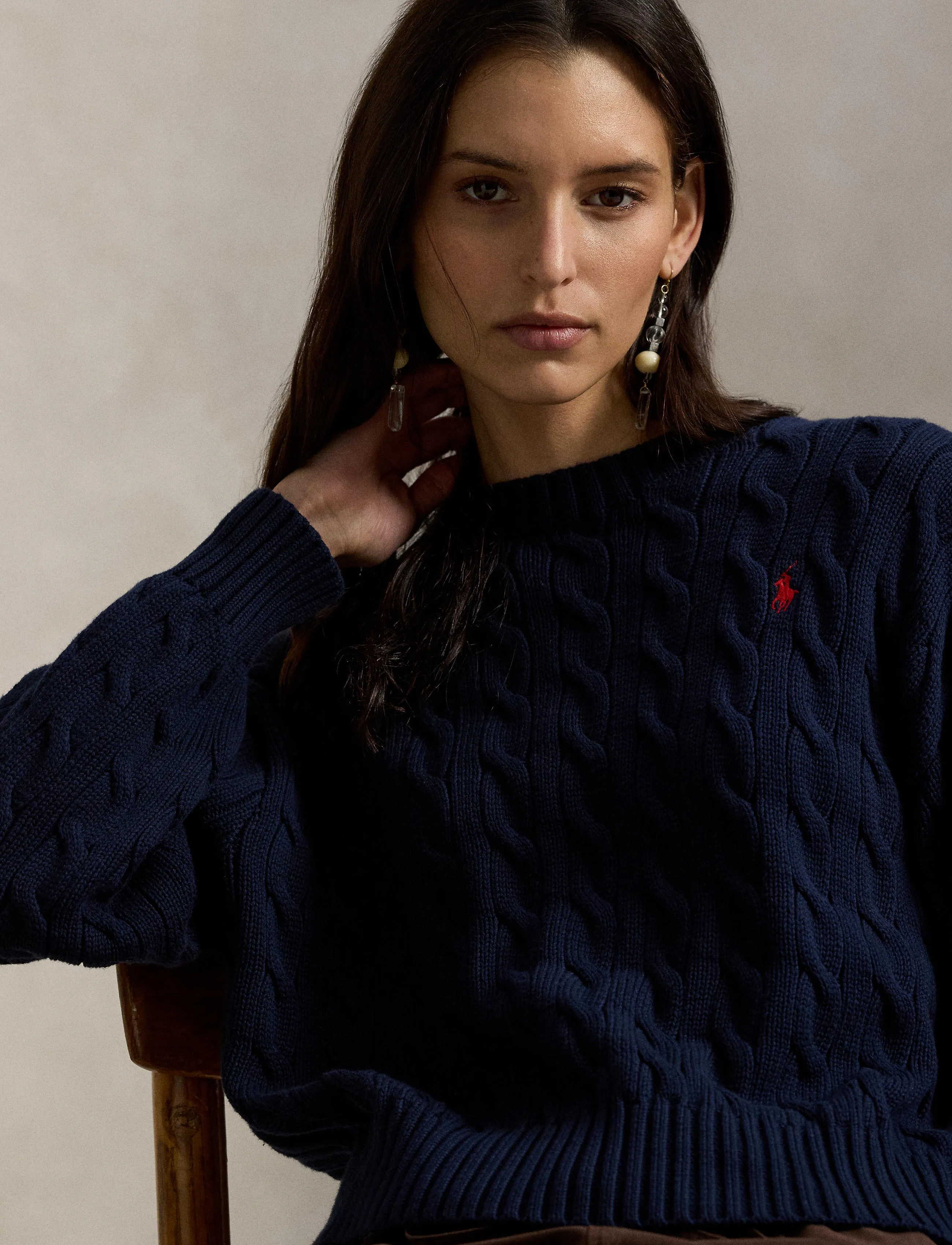 Polo Ralph Lauren - 32/2 COTTON-SWEATER-PULLOVER - trøjer - hunter navy - 4