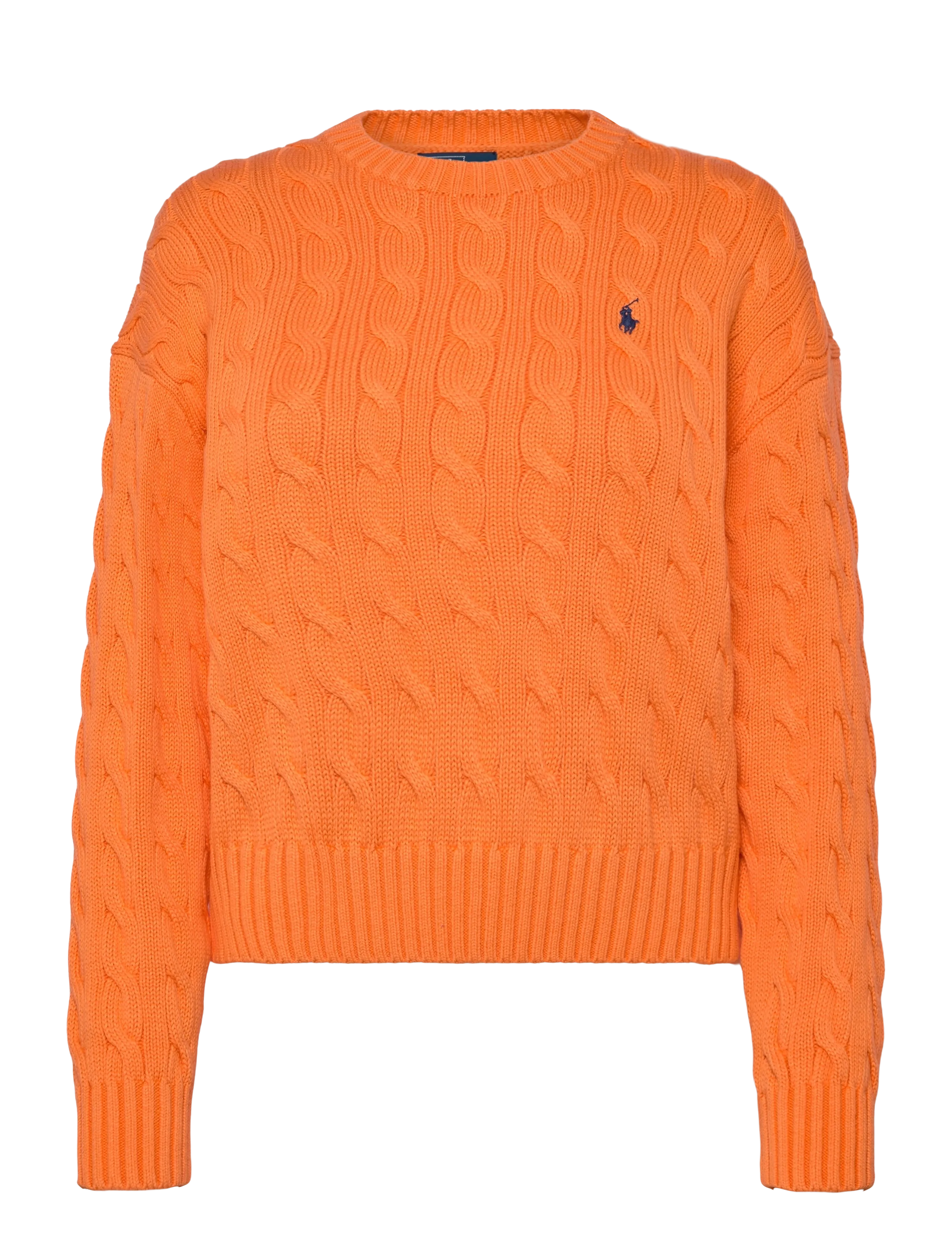 Polo Ralph Lauren 32/2 COTTON-SWEATER-PULLOVER - Tøj - SOFT CLEMENTINE / orange