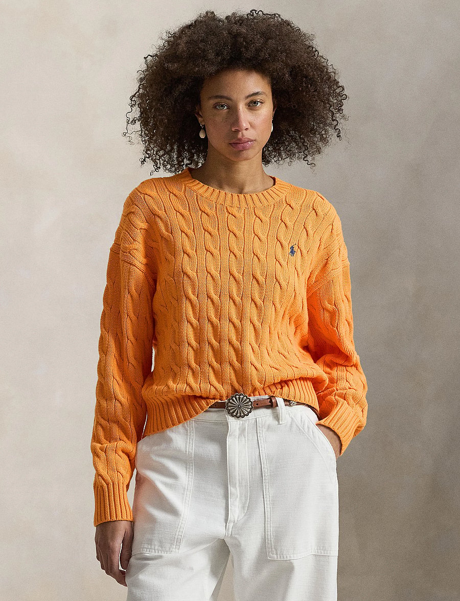 Polo Ralph Lauren - 32/2 COTTON-SWEATER-PULLOVER - pullover - soft clementine - 0