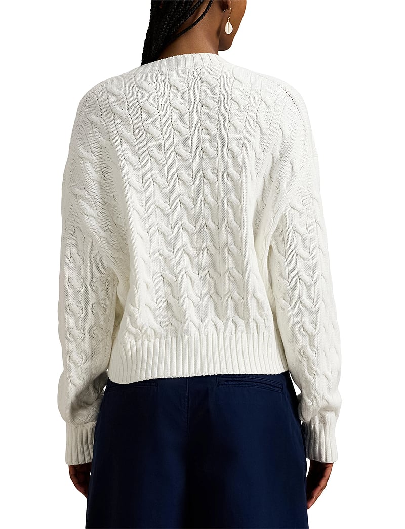 Polo Ralph Lauren - 32/2 COTTON-SWEATER-PULLOVER - sviitrid - white - 3