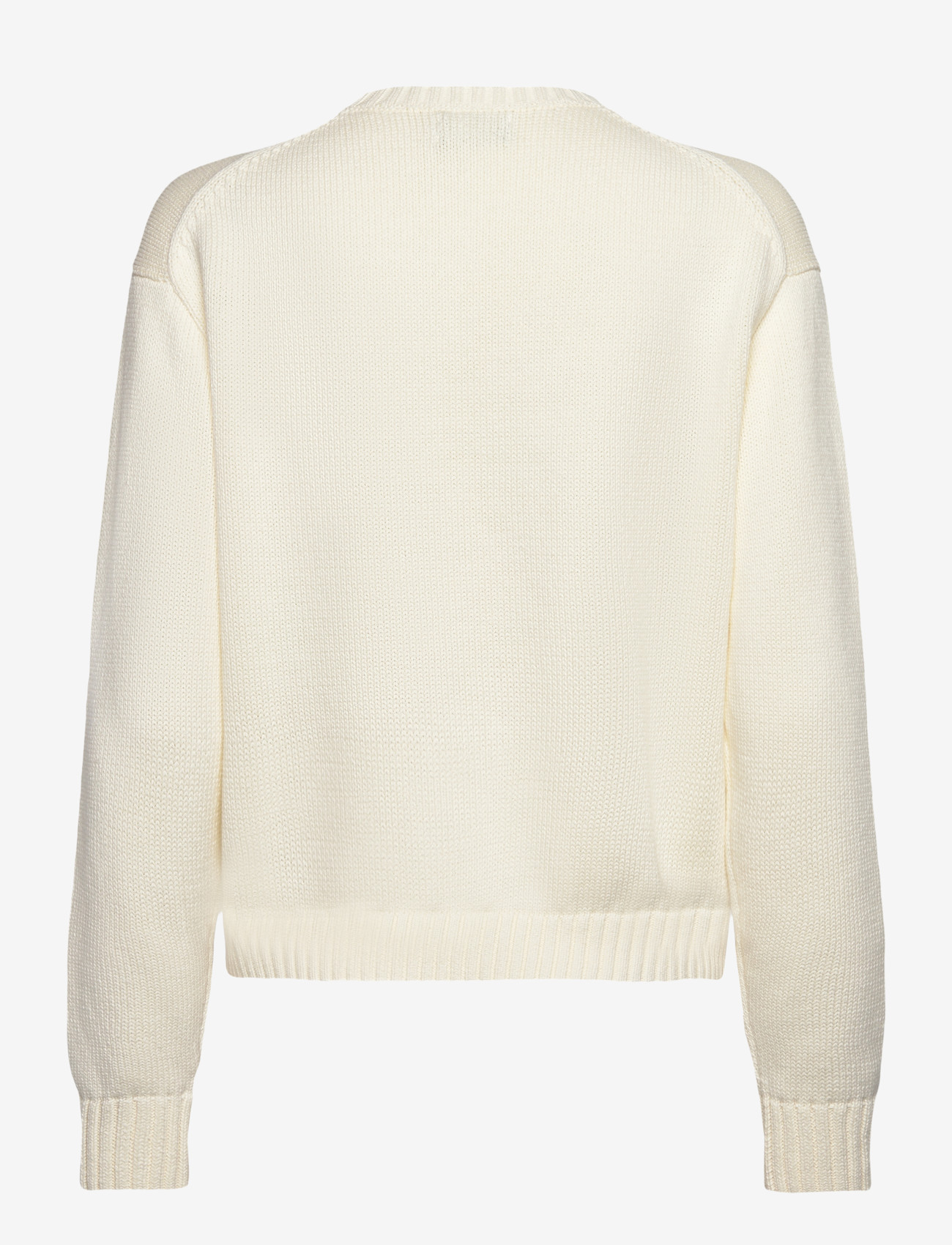 Polo Ralph Lauren - Polo Bear Cotton Crewneck Sweater - parchment cream - 1