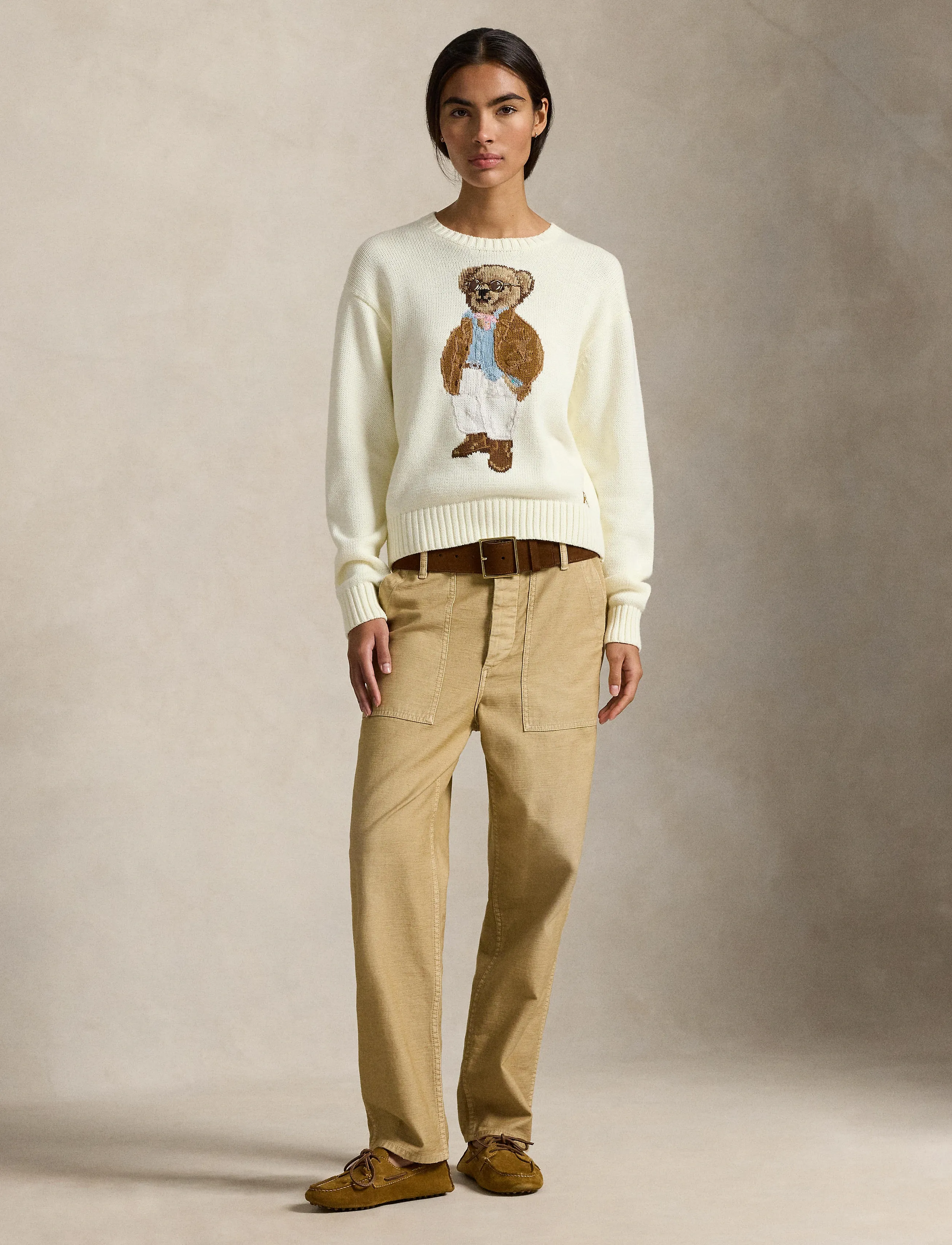 Polo Ralph Lauren - COTTON BEAR-SWEATER-PULLOVER - parchment cream - 4