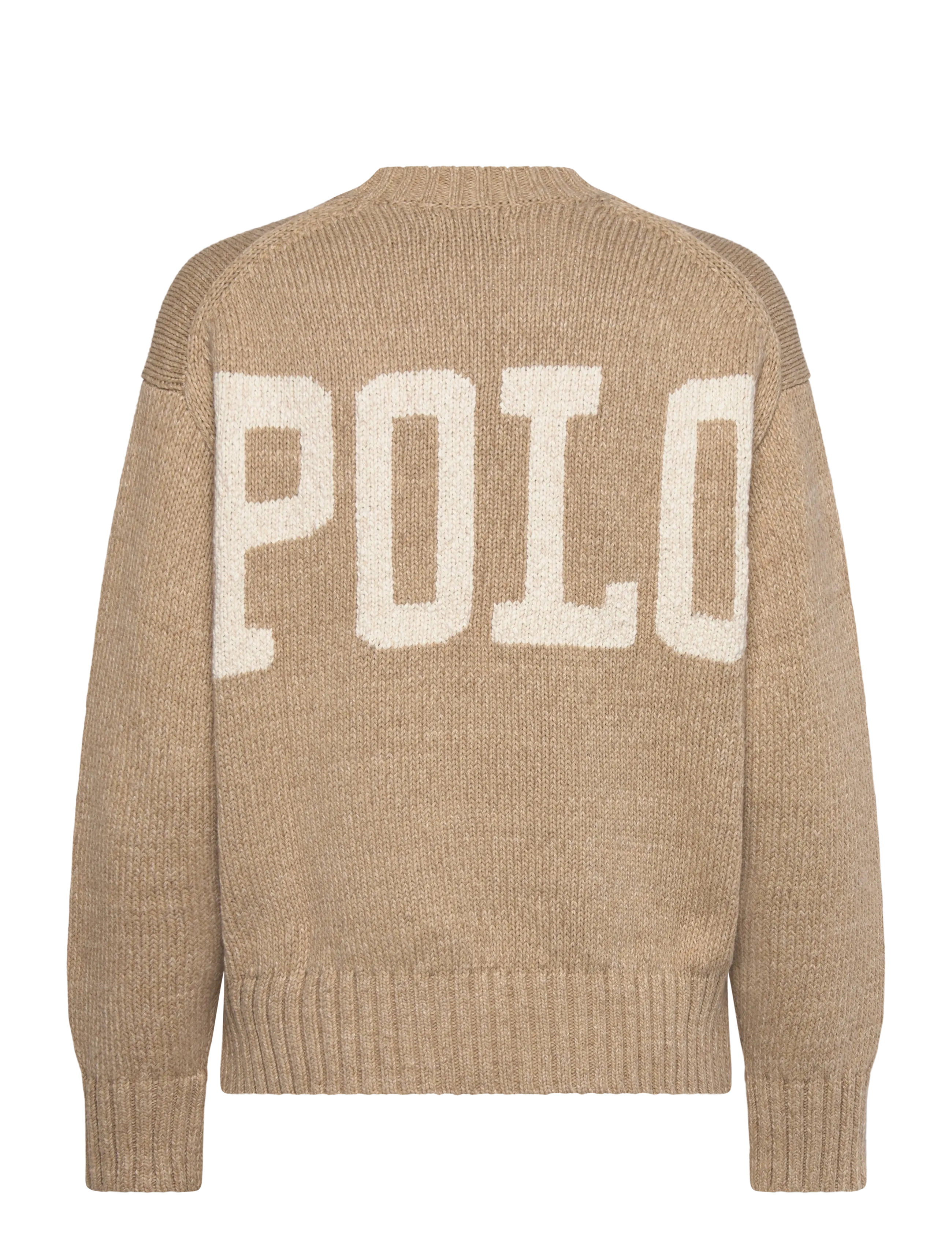 Polo Ralph Lauren - Logo Cotton Crewneck Sweater - tan heather - 2