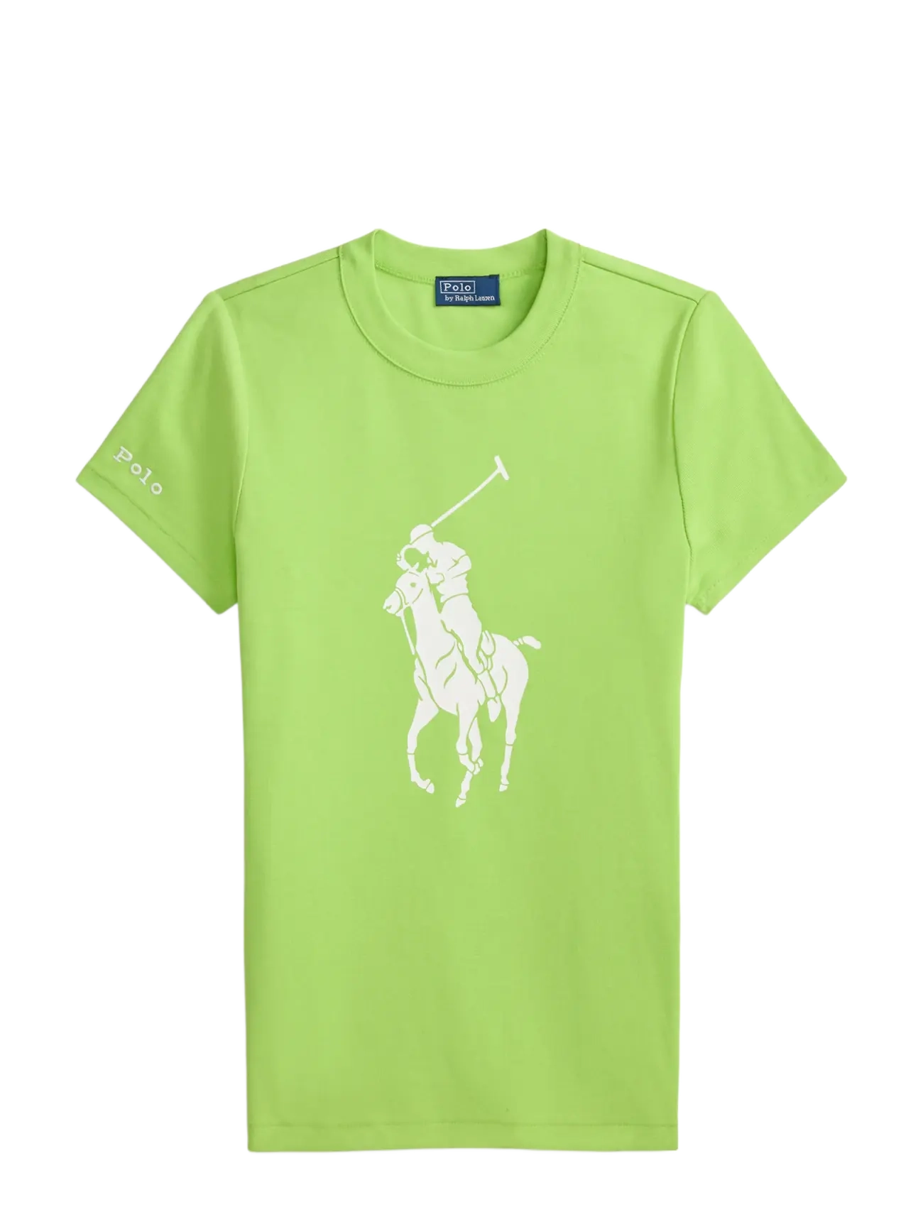 Polo Ralph Lauren Big Pony Stretch-Cotton Tee - Polo Ralph Lauren - RIVIERA GREEN / green