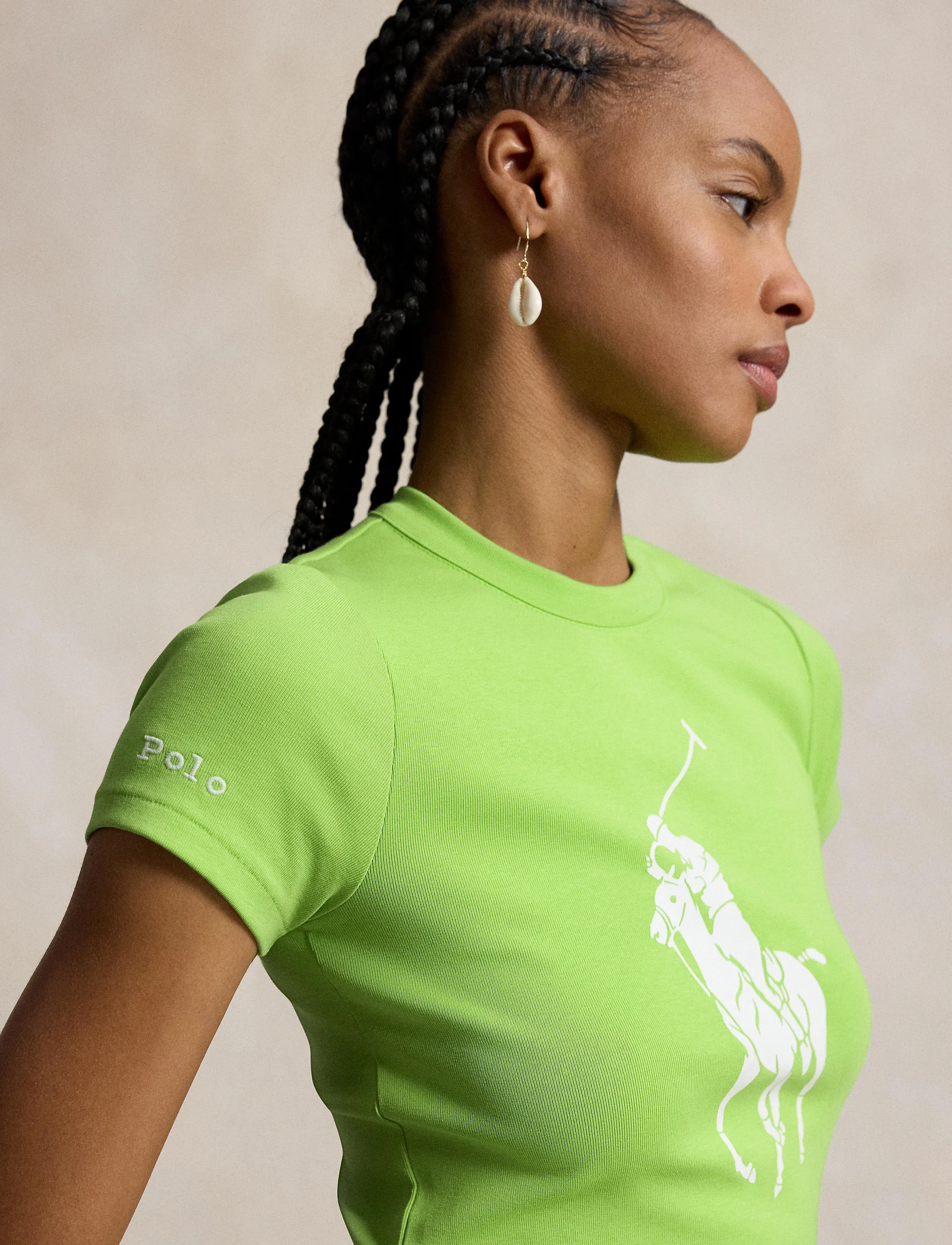 Polo Ralph Lauren - 95/5 1X1 RIB-KNT-T-SHIRT - t-shirts - riviera green - 3