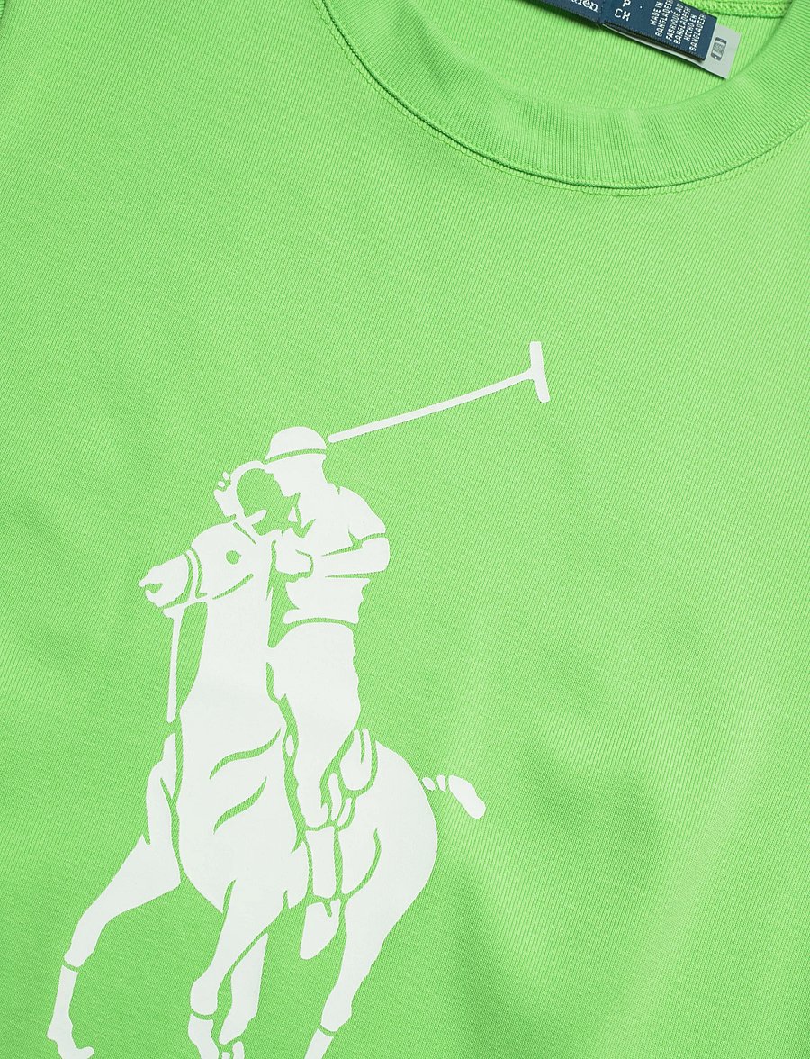 Polo Ralph Lauren - 95/5 1X1 RIB-KNT-T-SHIRT - t-shirts & tops - riviera green - 5