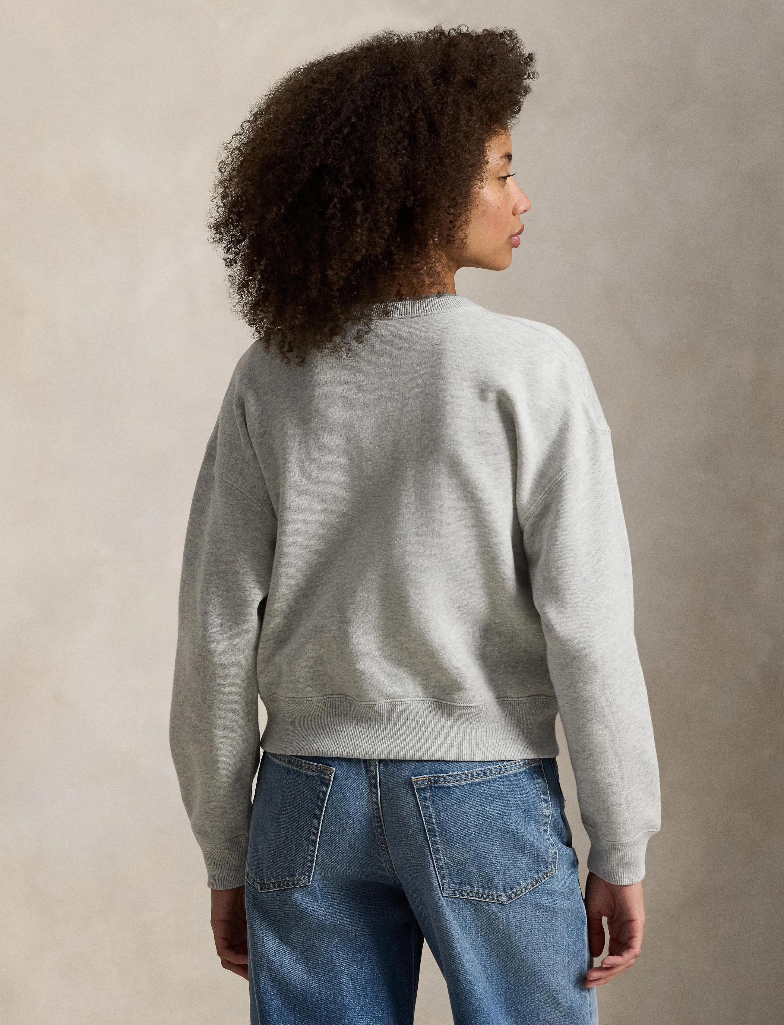 Polo Ralph Lauren - ARCTIC FLEECE-KNT-SWEATSHIRT - cardigans - light smoke heath - 3