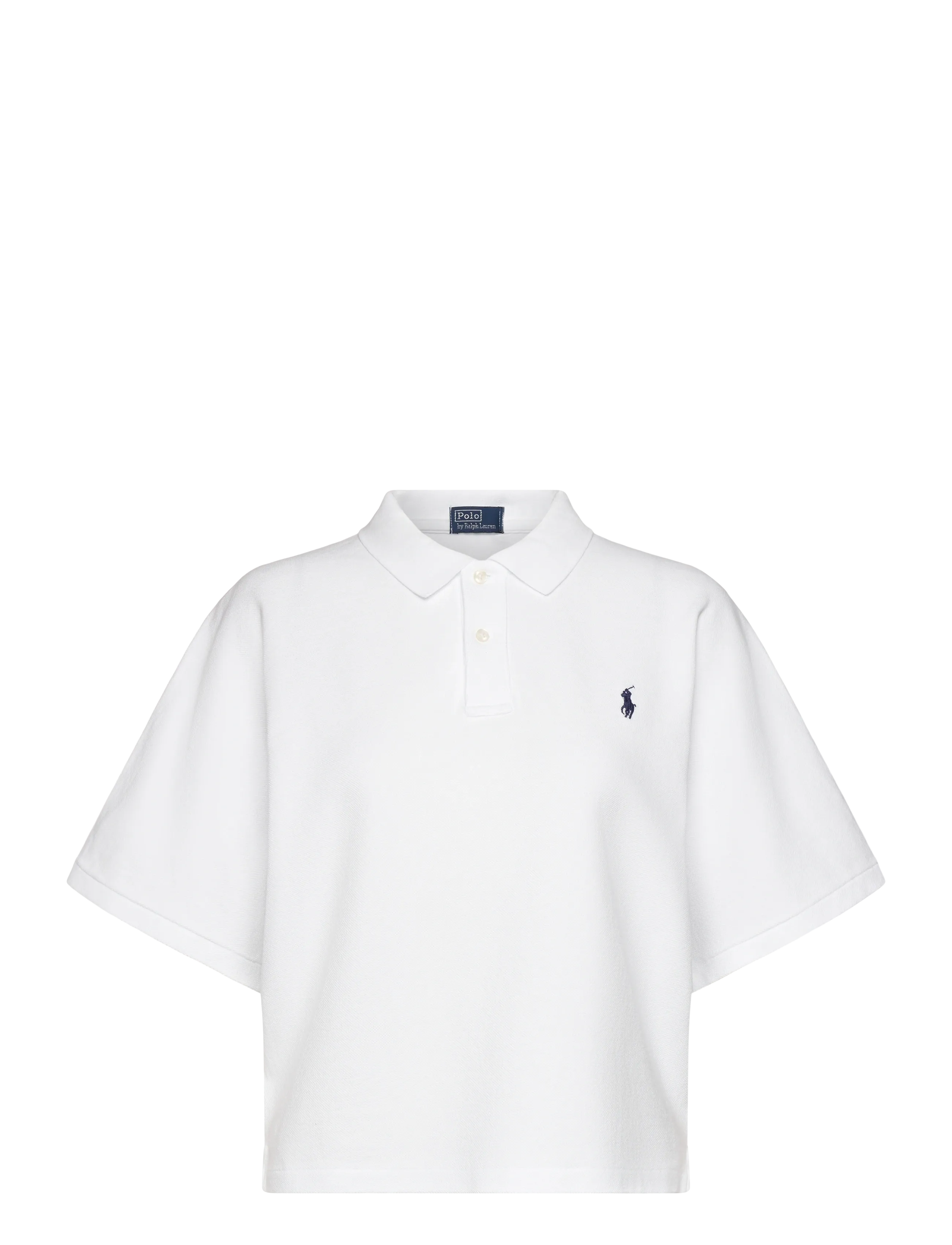 Polo Ralph Lauren Dolman-Sleeve Mesh Polo Shirt - Polo Ralph Lauren - WHITE / white