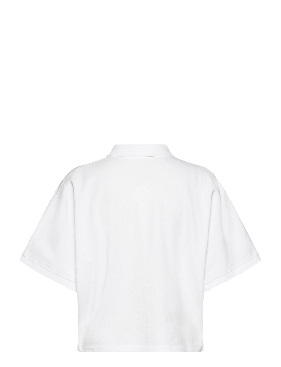 Polo Ralph Lauren - Dolman-Sleeve Mesh Polo Shirt - poloskjorter - white - 2