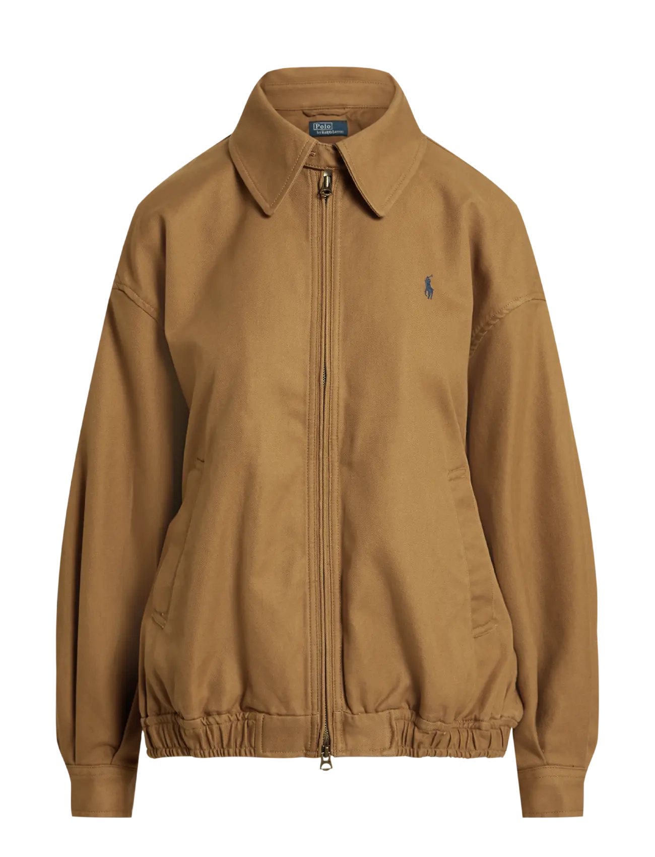 Polo Ralph Lauren Oversized Cotton Windbreaker, S, Jackets, Braun - Windbreakers, Frauen