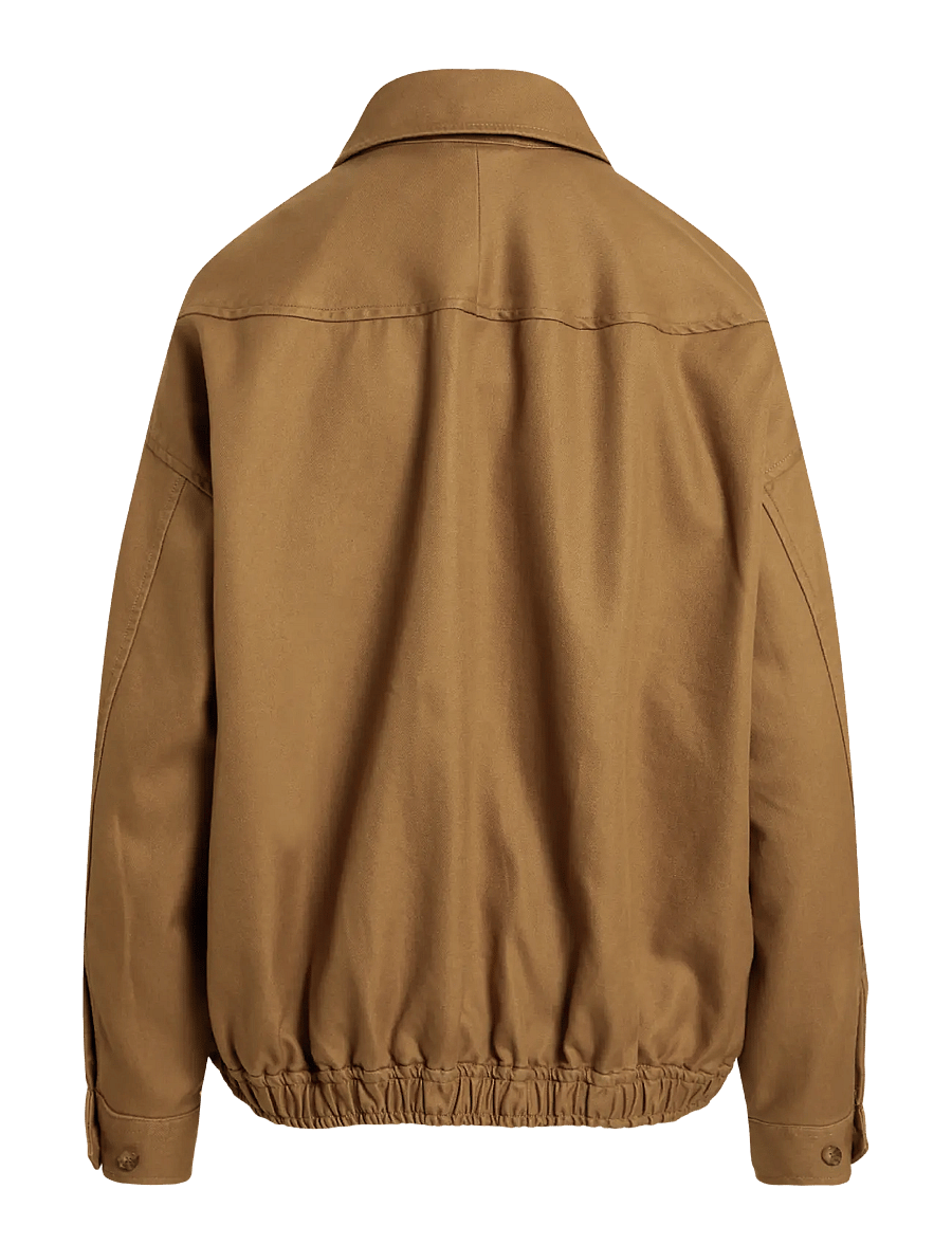 Polo Ralph Lauren - Oversized Cotton Windbreaker - windjacken - tan - 1