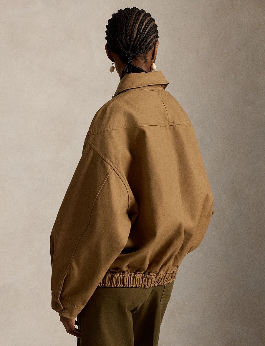 Polo Ralph Lauren - Oversized Cotton Windbreaker - windjacken - tan - 2