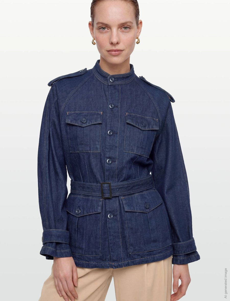 Polo Ralph Lauren - Belted Denim Utility Jacket - pavasarinės striukės - hillsten wash - 3