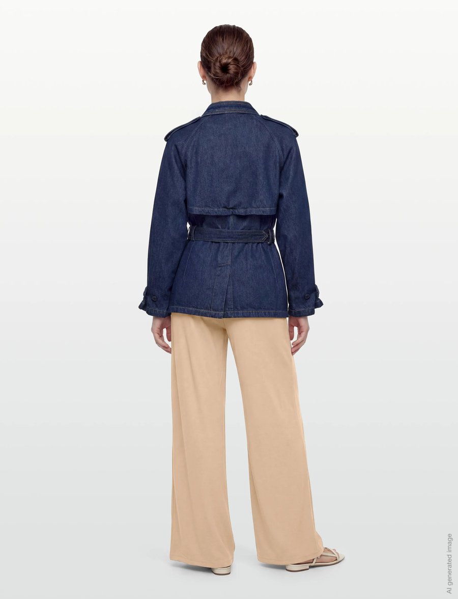 Polo Ralph Lauren - Belted Denim Utility Jacket - pavasarinės striukės - hillsten wash - 4