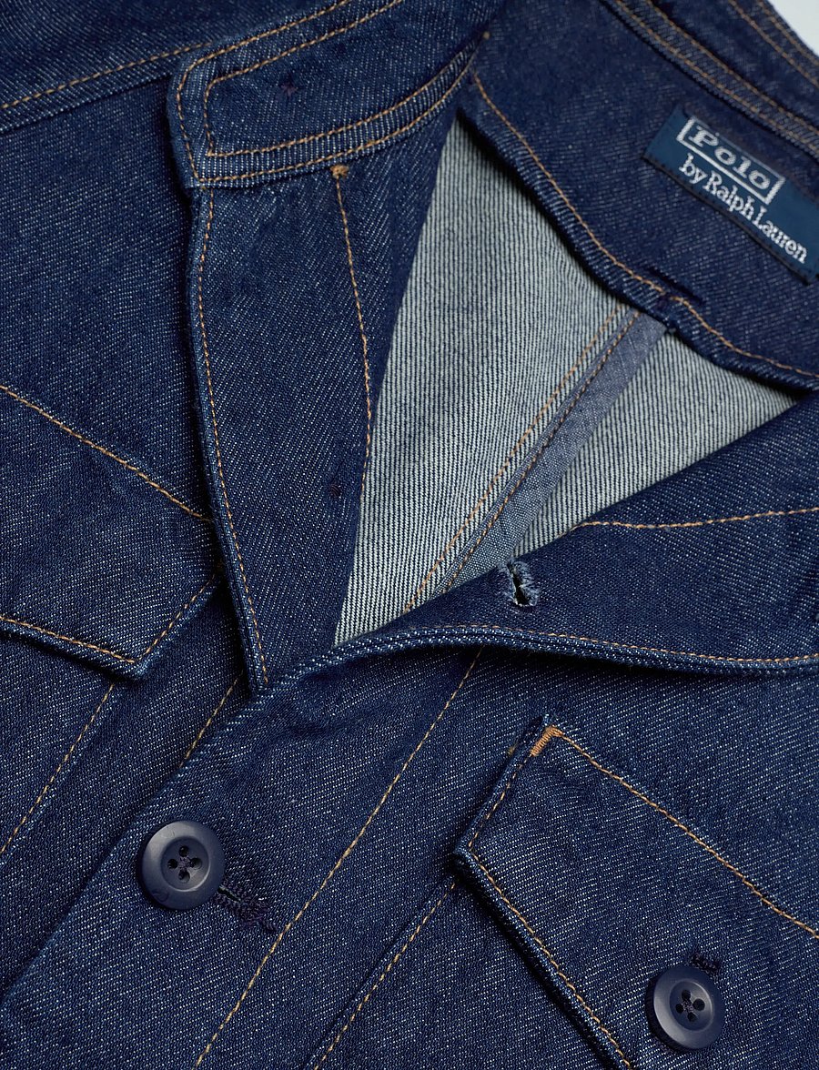 Polo Ralph Lauren - Belted Denim Utility Jacket - pavasarinės striukės - hillsten wash - 5