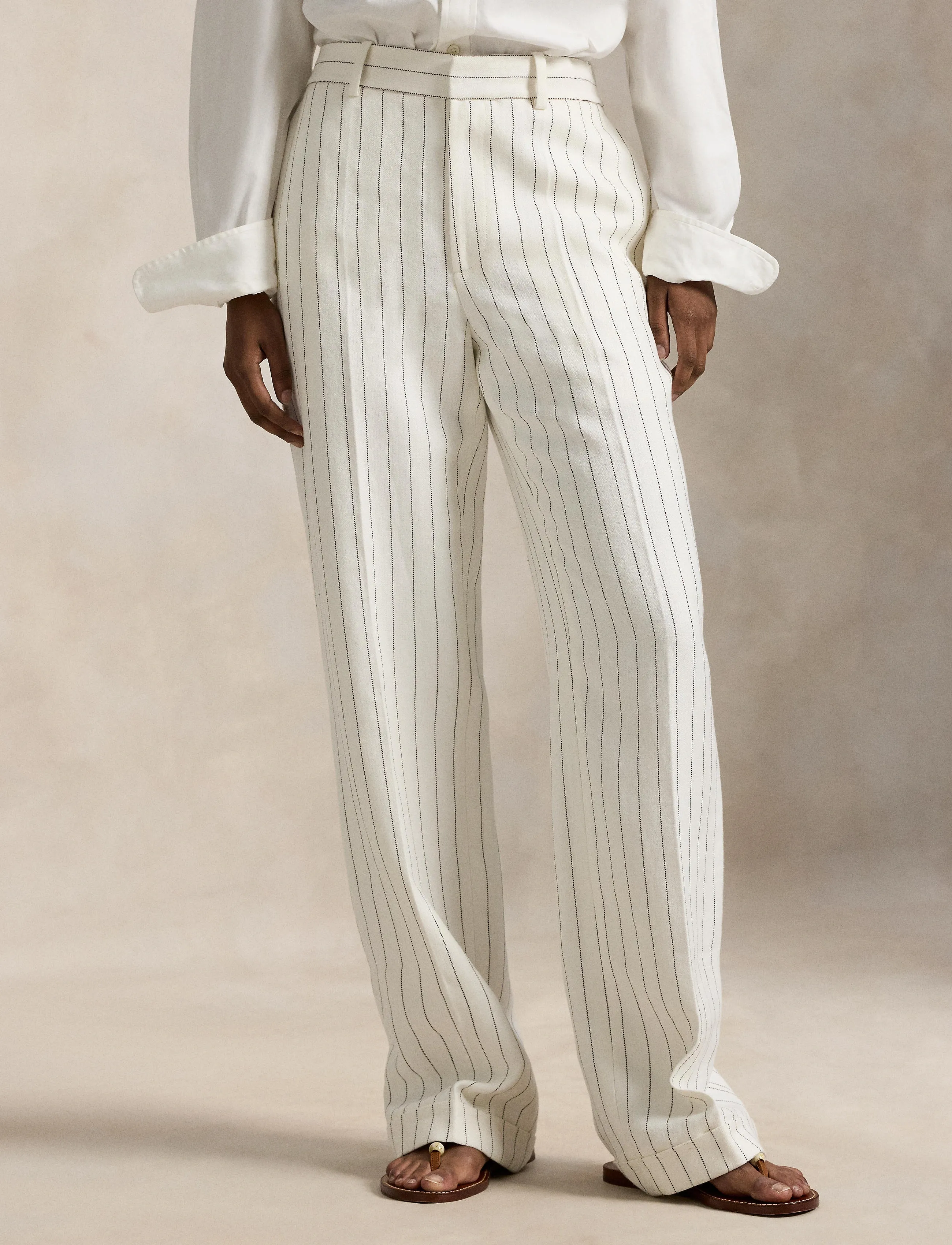 Polo Ralph Lauren 211A96318001, 32, Cream, Bukser > Jakkesætsbukser, Dame