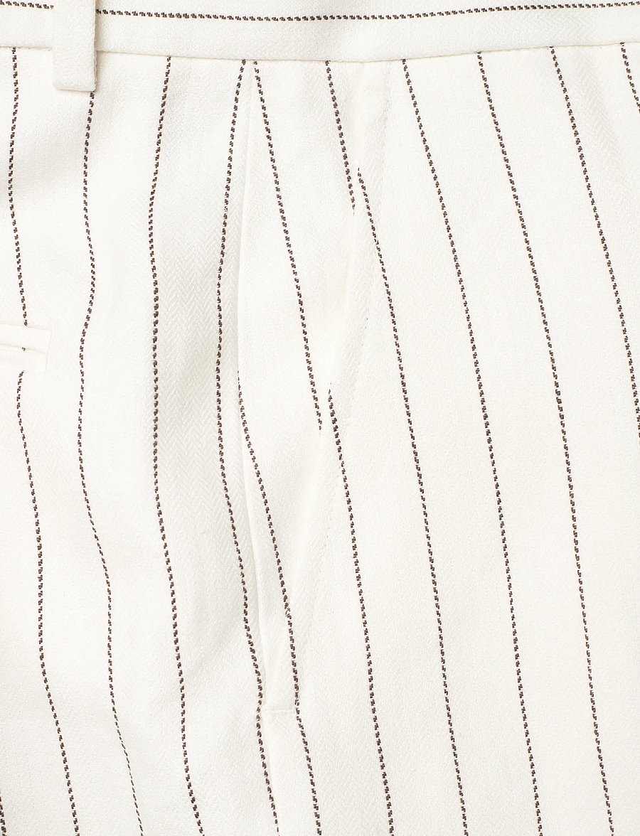 Polo Ralph Lauren - 211A96318001 - pantalons habillés - crm/brwn pinstrip - 4