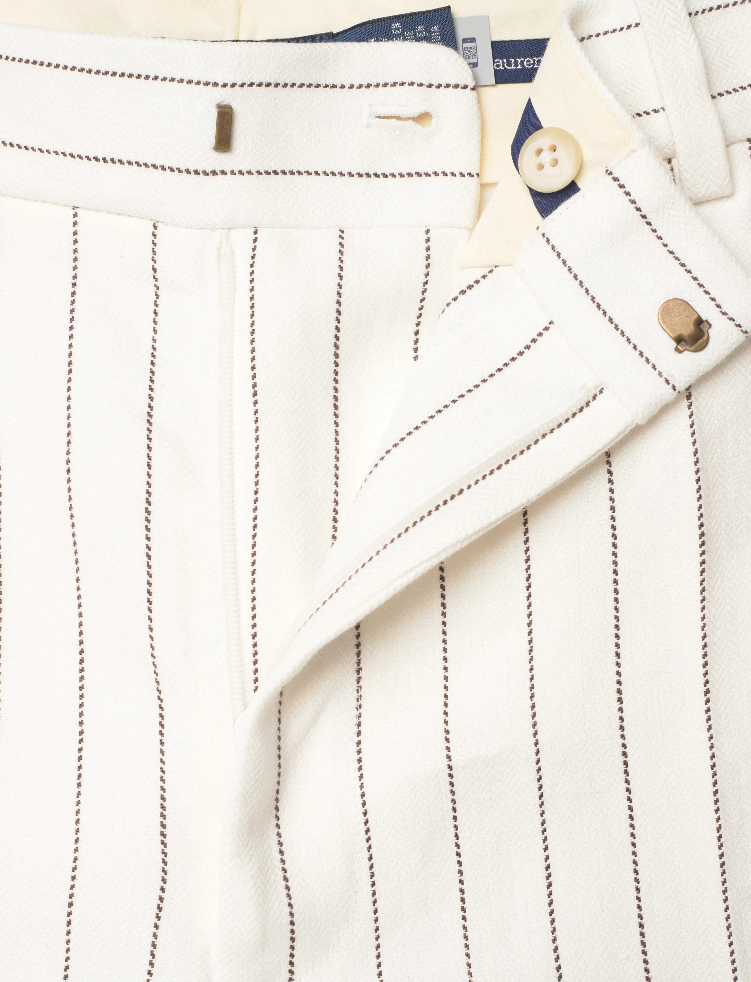 Polo Ralph Lauren - 211A96318001 - pantalons habillés - crm/brwn pinstrip - 5