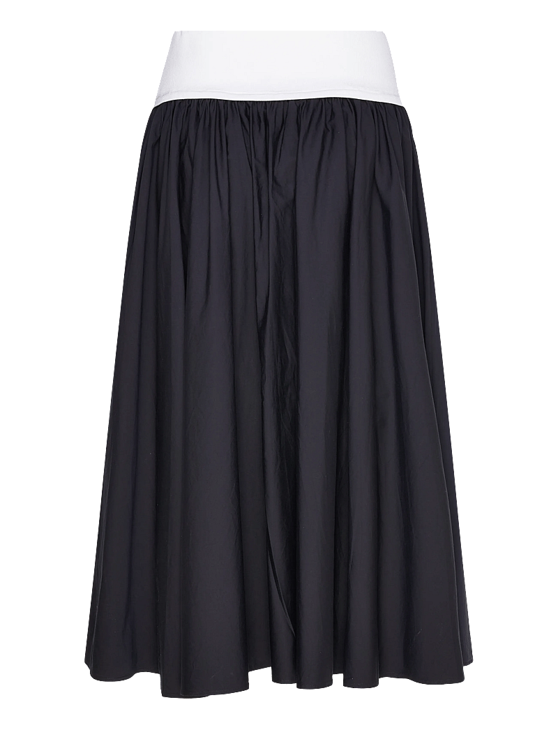 Polo Ralph Lauren - Contrast-Waistband A-Line Skirt - midi - atlantic - 1