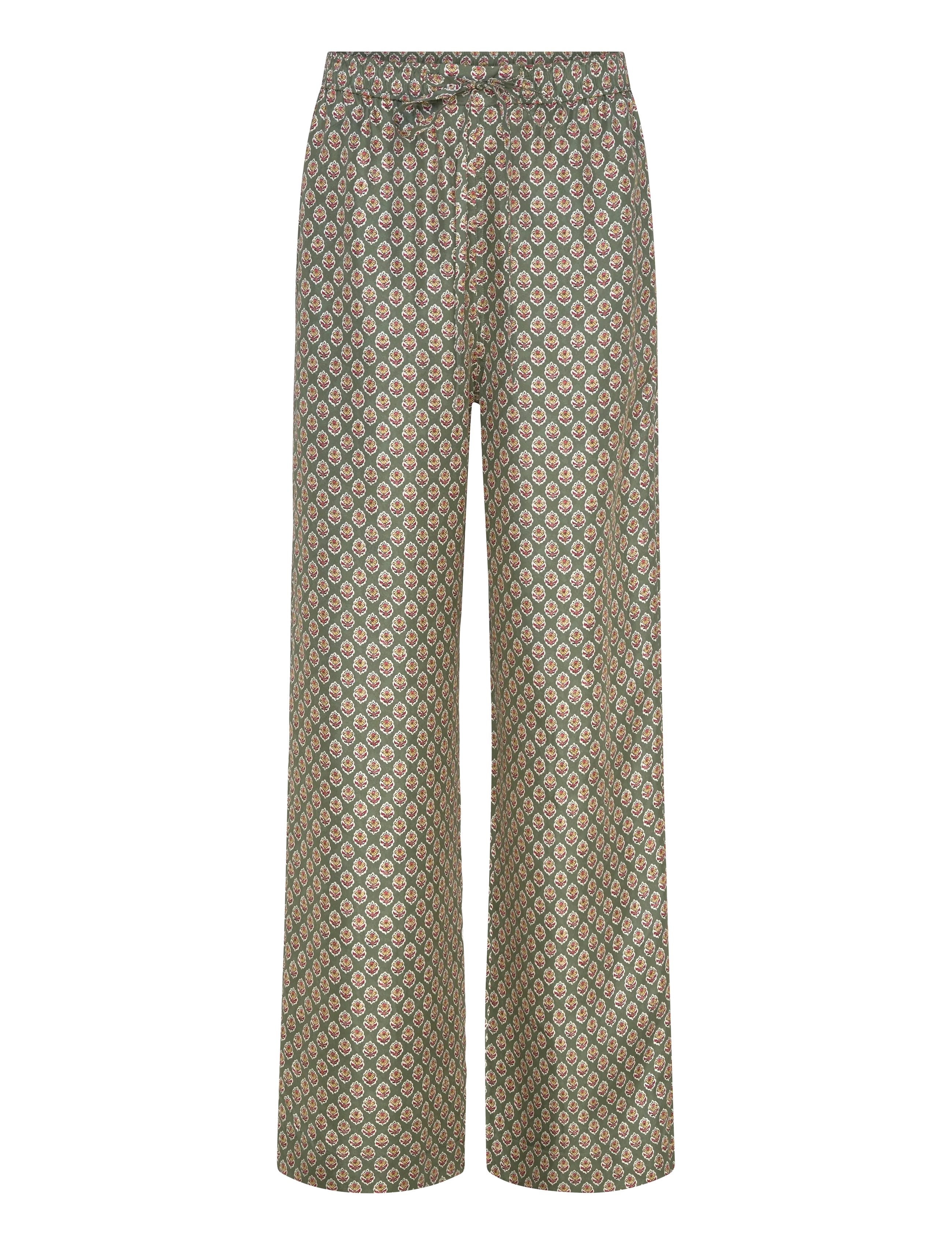 Polo Ralph Lauren 16MM SILK TWILL-WVN-PANTS - Kleidung - 2014 WOOD BLOCK S / green