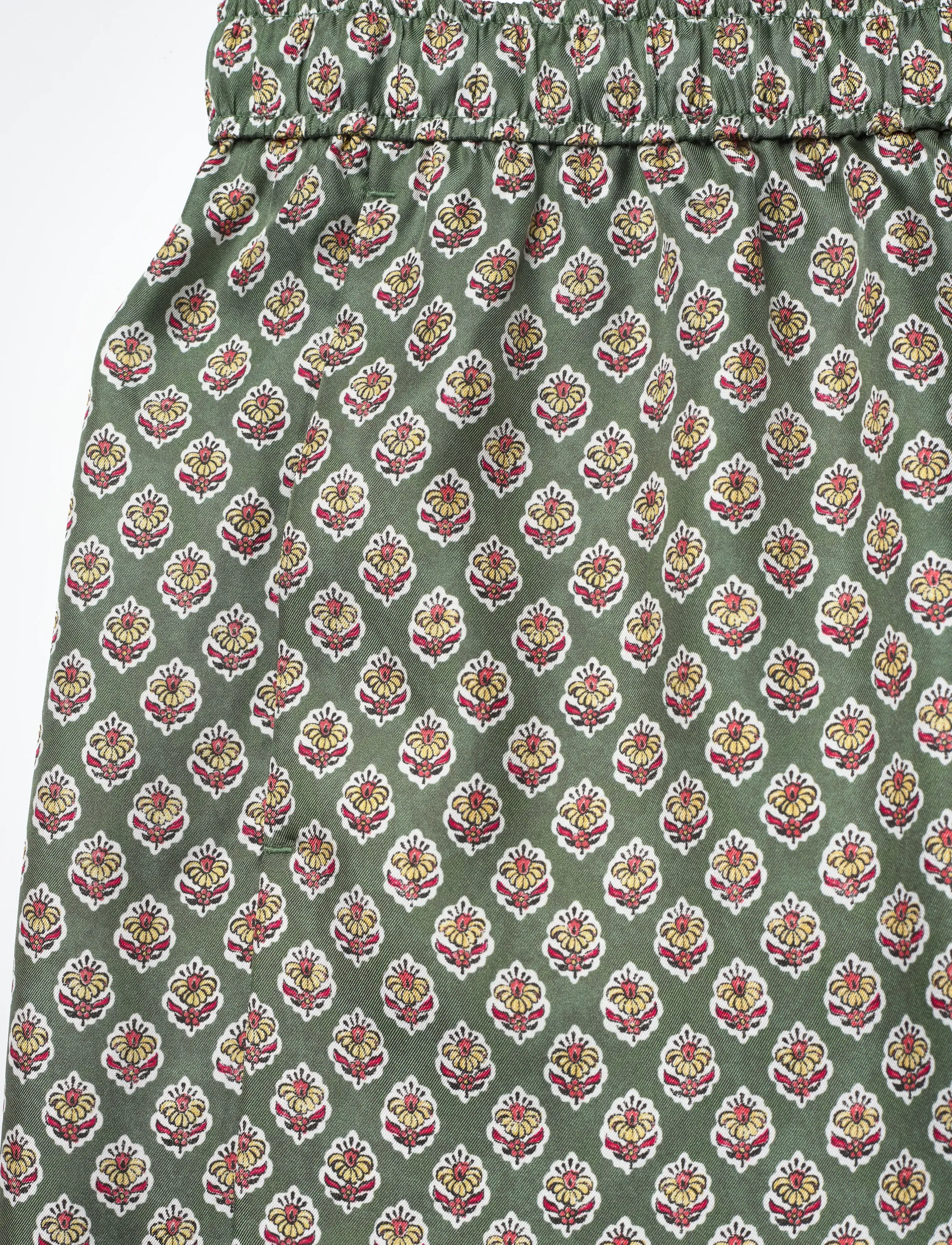 Polo Ralph Lauren - 16MM SILK TWILL-WVN-PANTS - 2014 wood block s - 2