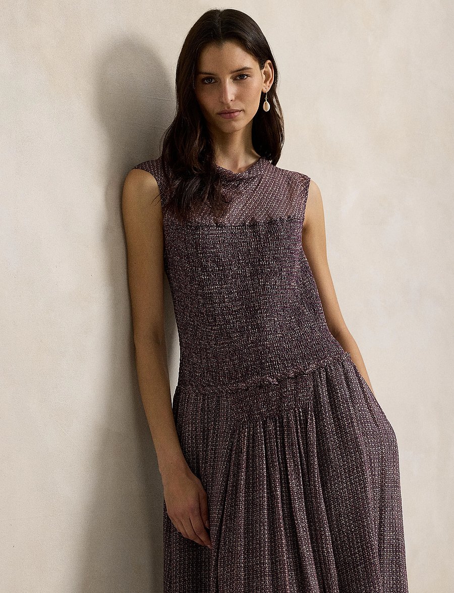 Polo Ralph Lauren - PRTD VSCS CRNKL GGT-WVN-DRESSES - robes d'été - 2007 multi circle - 0