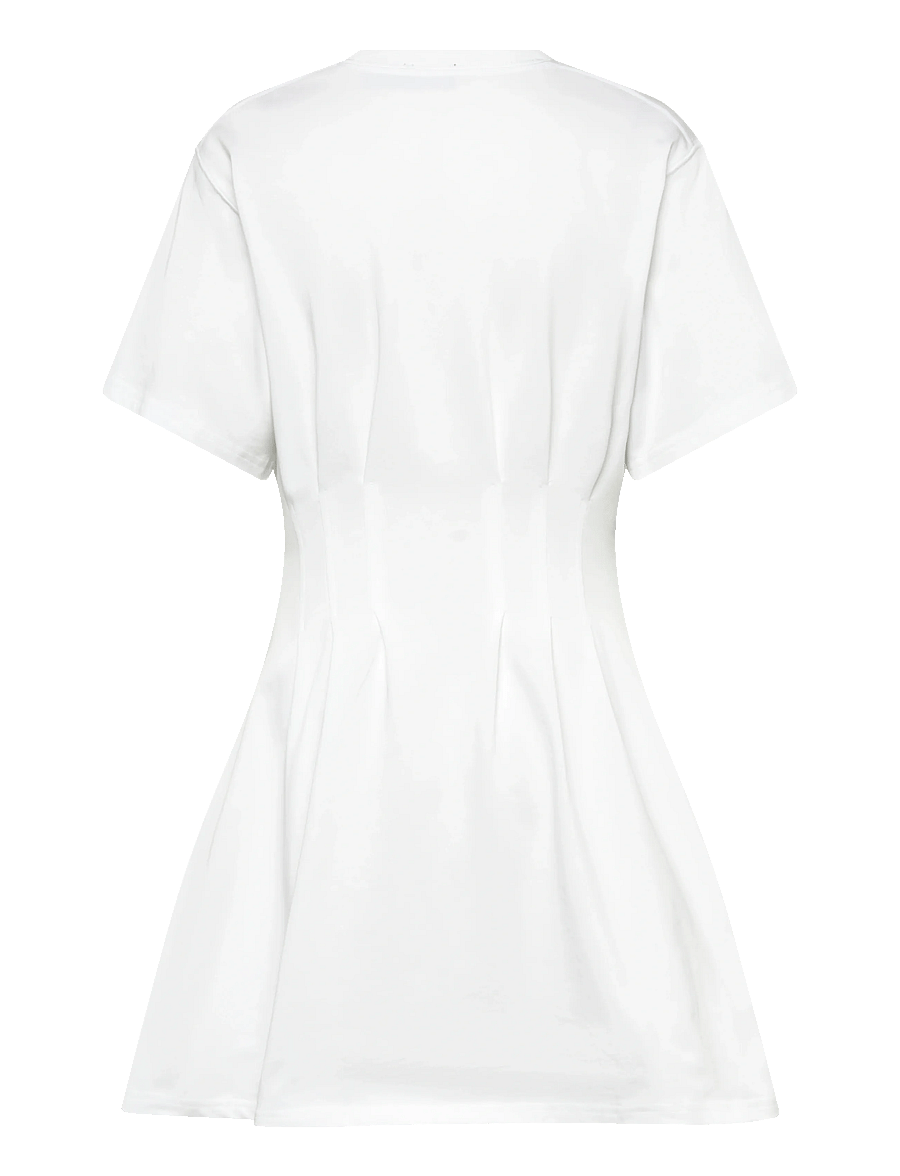 Polo Ralph Lauren - Shaped Cotton Jersey Tee Dress - suvekleidid - white - 2