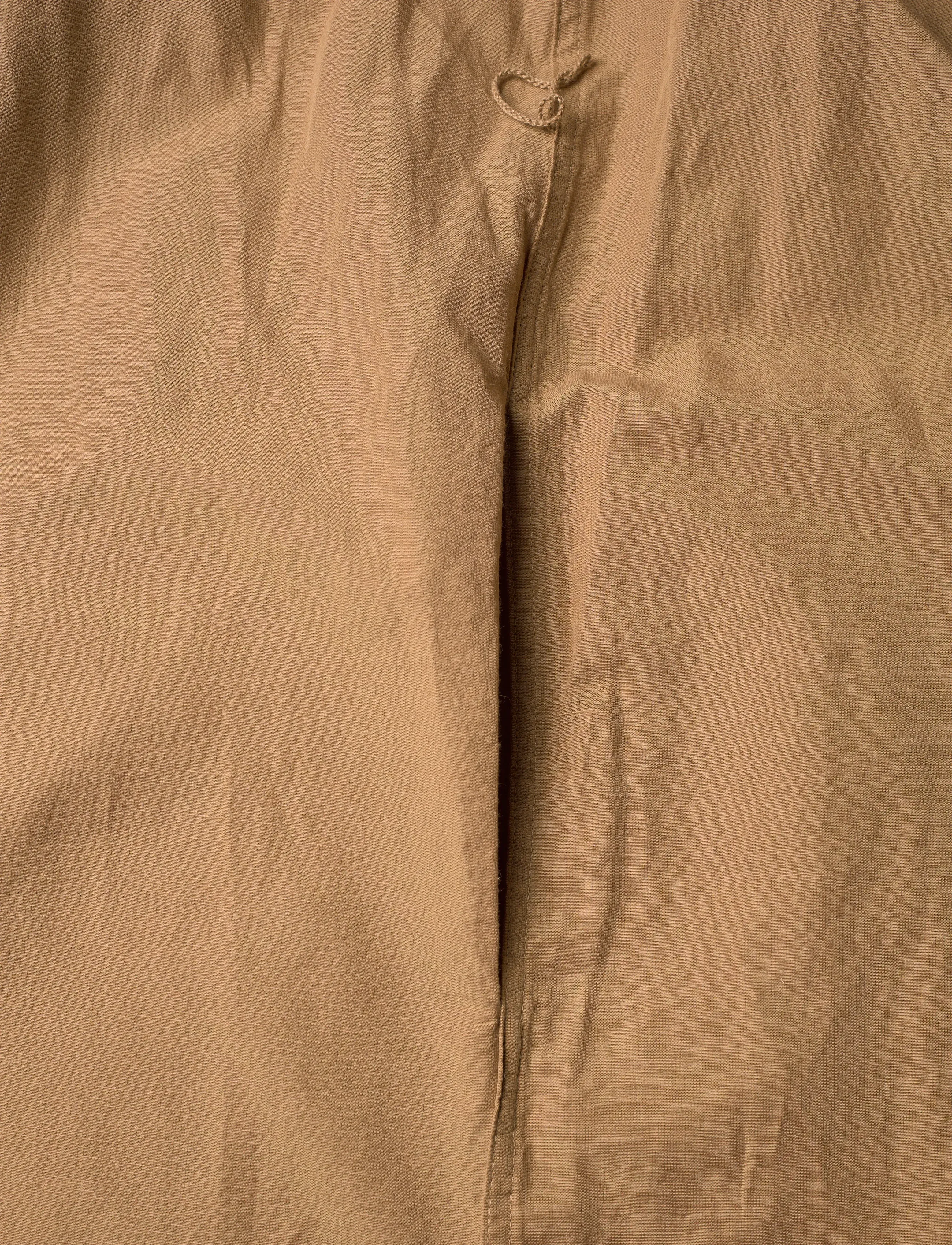 Polo Ralph Lauren - Cotton-Linen Belted Shirtdress - skjortekjoler - classic camel - 4