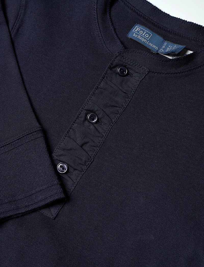 Polo Ralph Lauren - Cotton Henley Dress - midi-kleider - aviator navy - 2