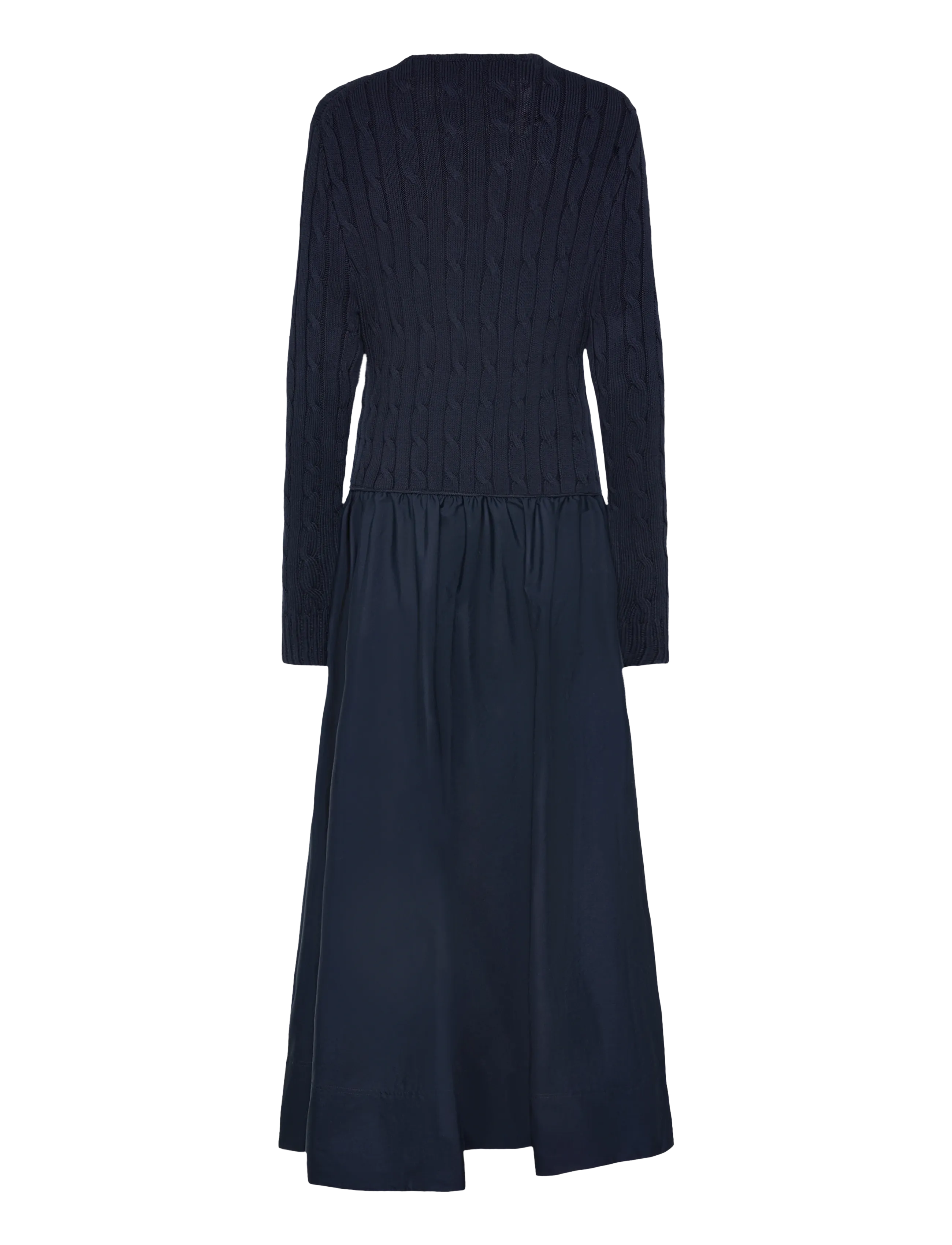 Polo Ralph Lauren - CTN/60/1 CTN POPLN-WVN-DRESSES - knitted dresses - hunter navy - 2