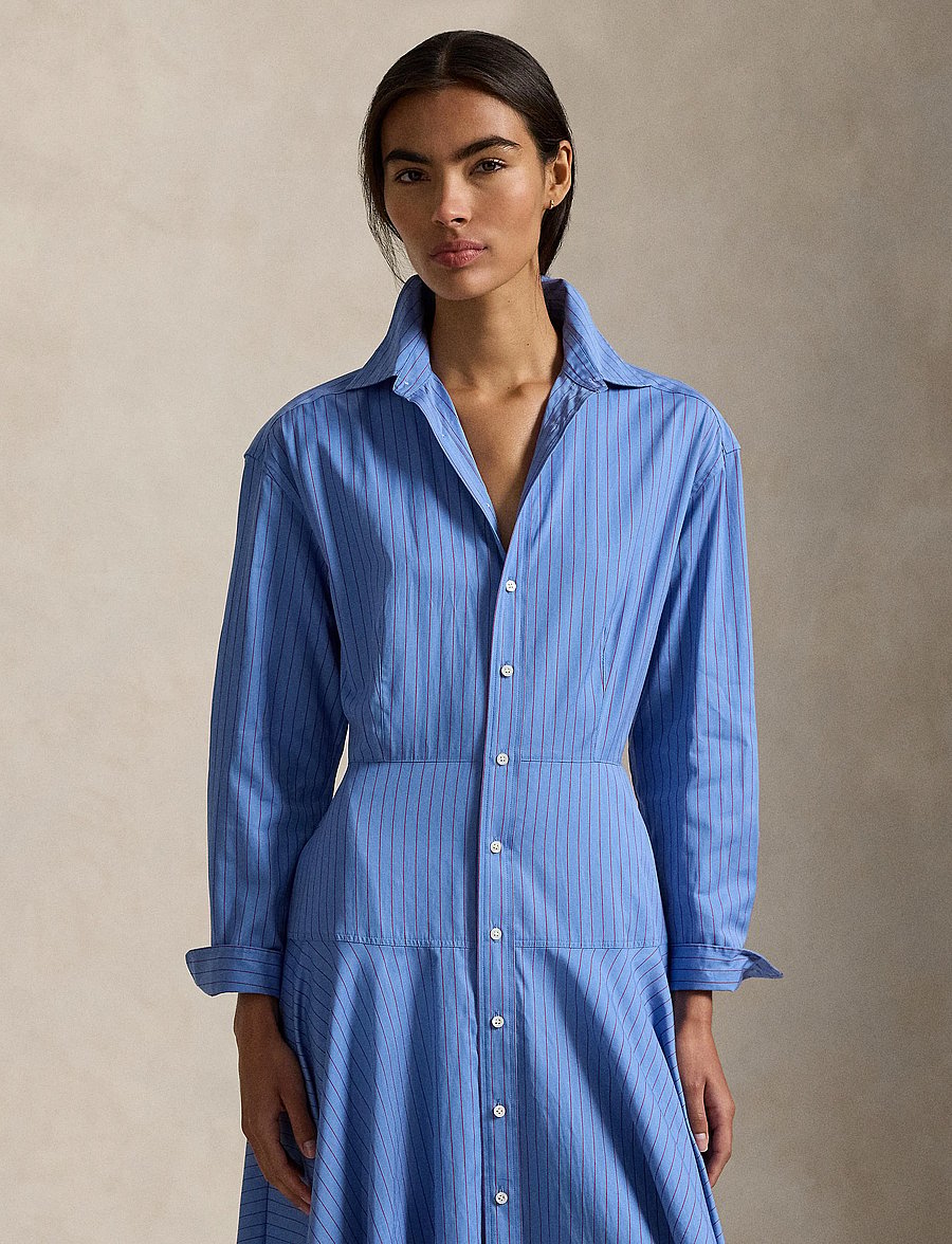 Polo Ralph Lauren - 120/2 YD COTTON PW-WVN-DRESSES - 1970 blue-red - 5