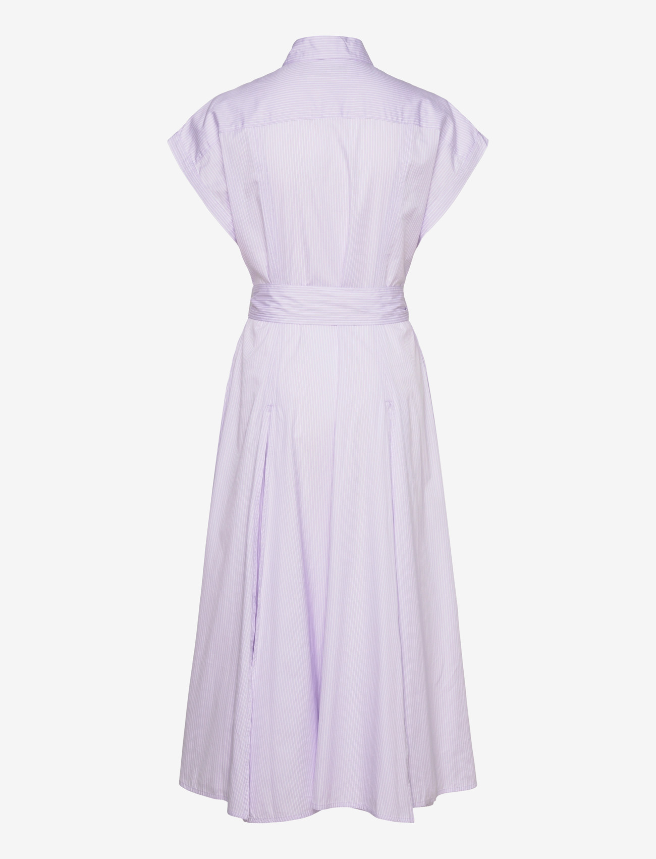 Polo Ralph Lauren - Striped Belted Cotton Dress - sommerkjoler - 1997 purple white - 1
