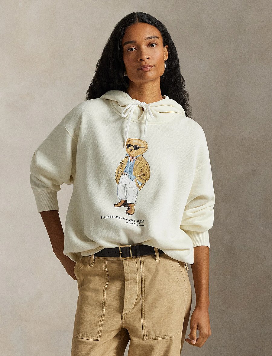 Polo Ralph Lauren - ARCTIC FLEECE-KNT-SWEATSHIRT - hoodies - parchment cream - 0