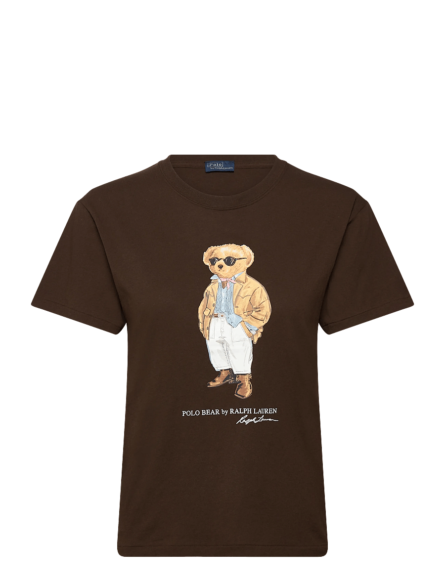 Polo Ralph Lauren - Polo Bear Cotton Jersey Tee - dark brown - 1