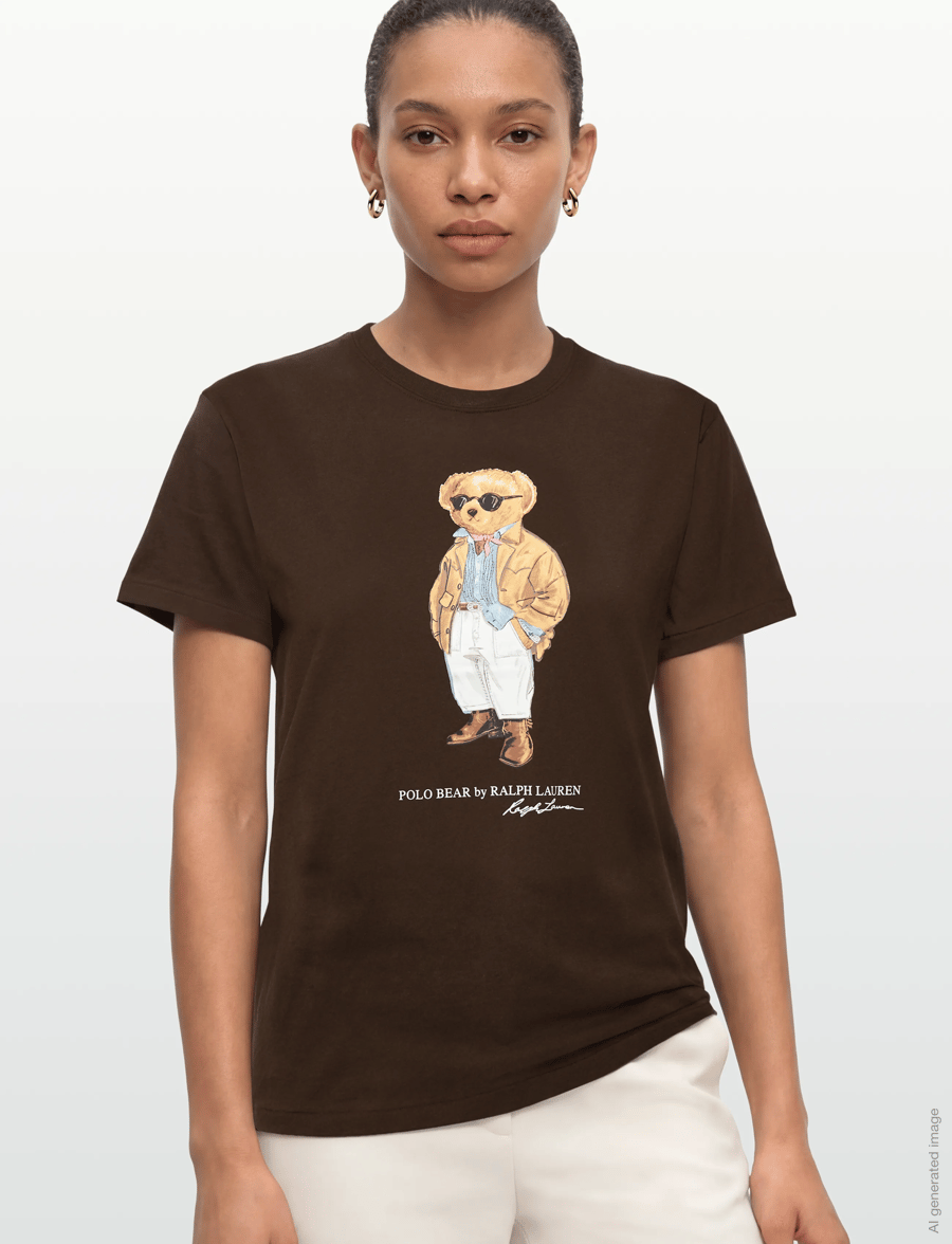 Polo Ralph Lauren - Polo Bear Cotton Jersey Tee - dark brown - 3