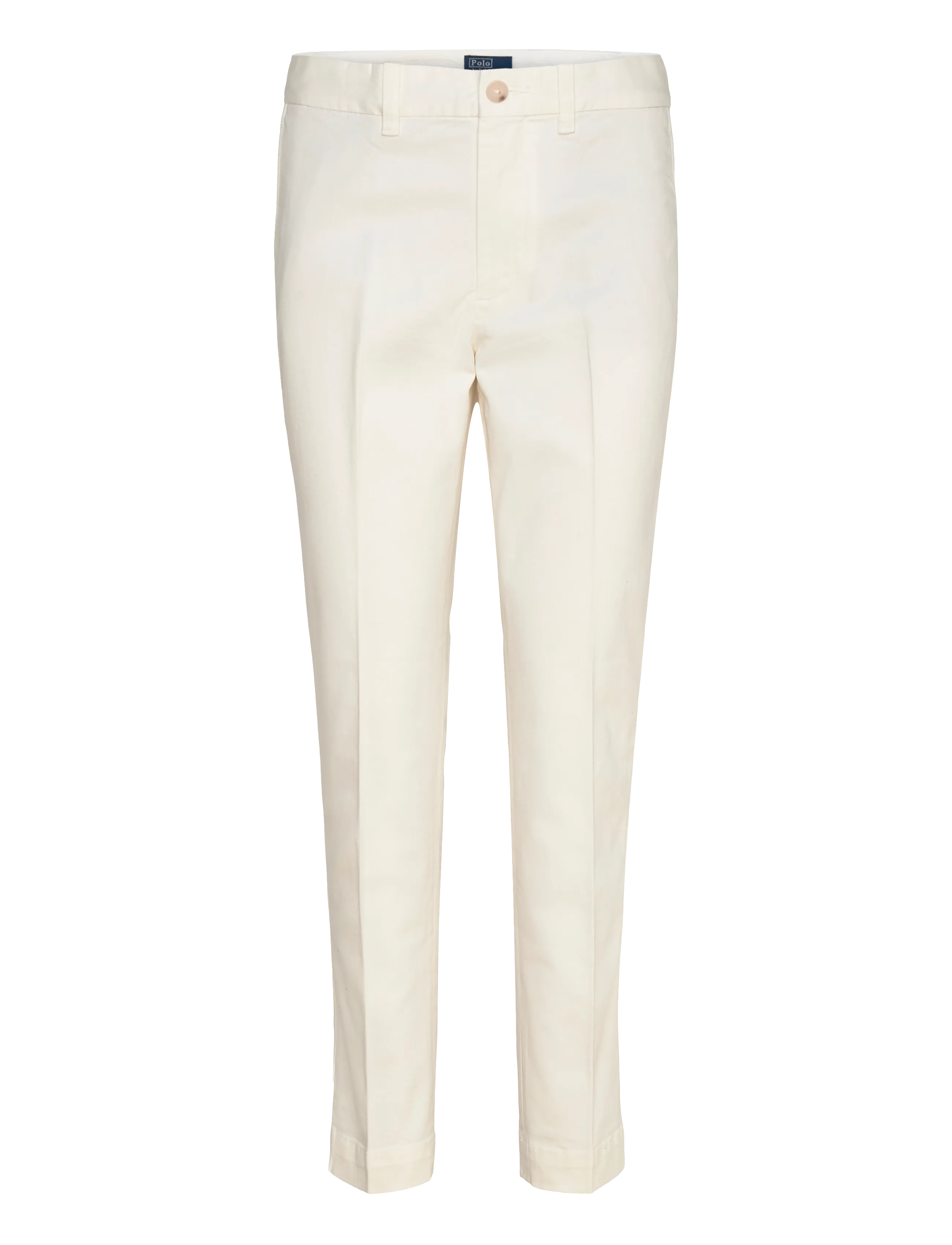 Polo Ralph Lauren 20/1 CTN STRCHTWILL-WVN-PANTS - Kläder - WARM WHITE / white
