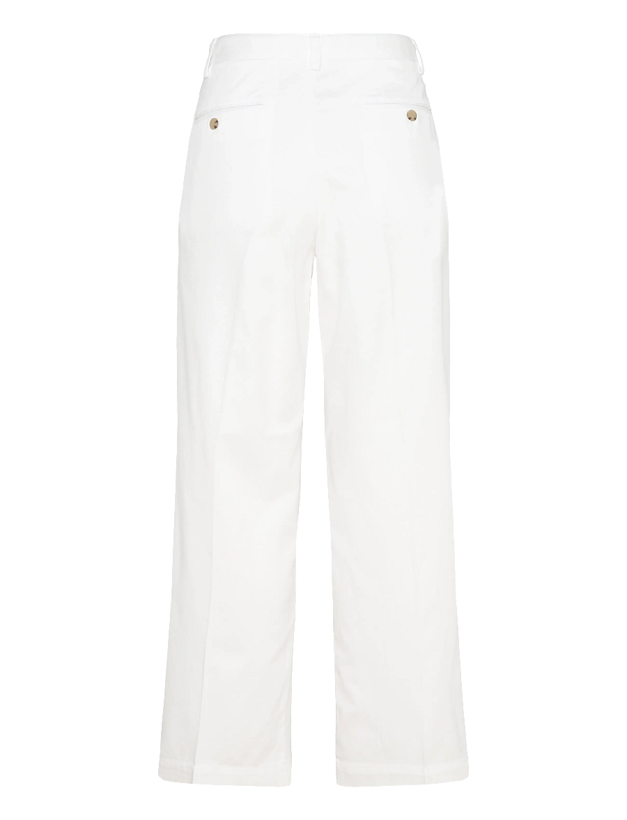 Polo Ralph Lauren - 3/1 LHT S TWILL-WVN-PANTS - bukser med brede ben - deckwash white - 2