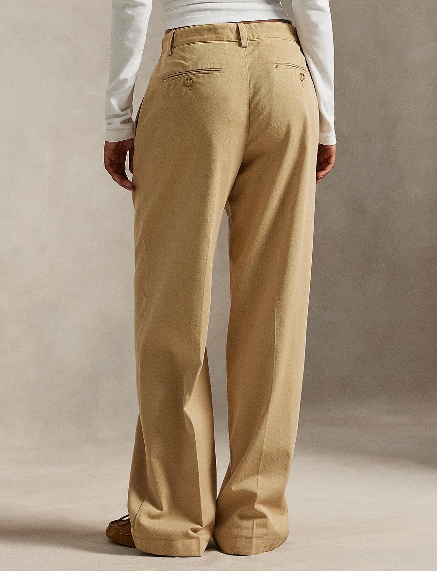 Polo Ralph Lauren - 3/1 LHT S TWILL-WVN-PANTS - bukser med brede ben - khaki - 3