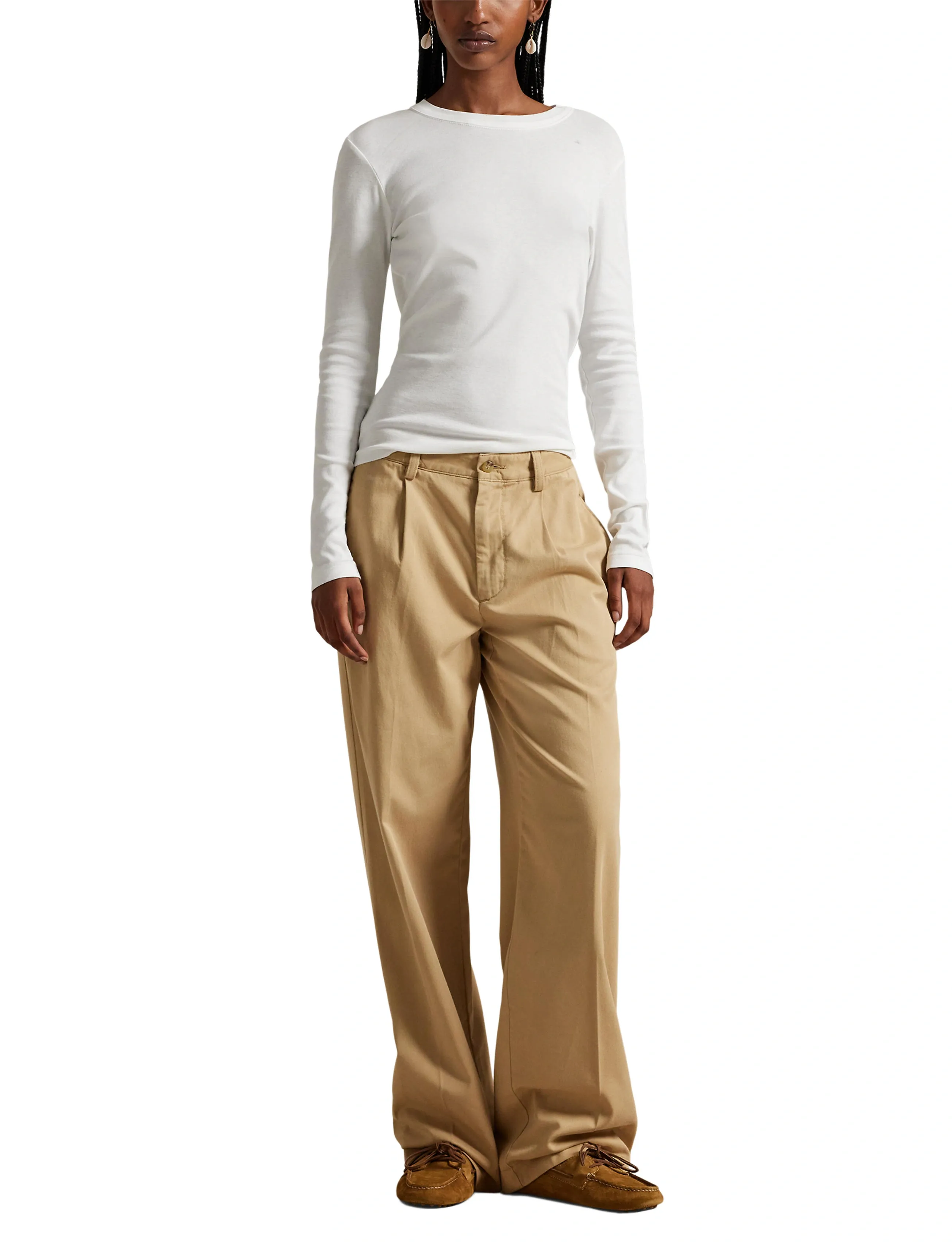 Polo Ralph Lauren 3/1 Lht S Twill-Wvn-Pants chinos dam – bild 7