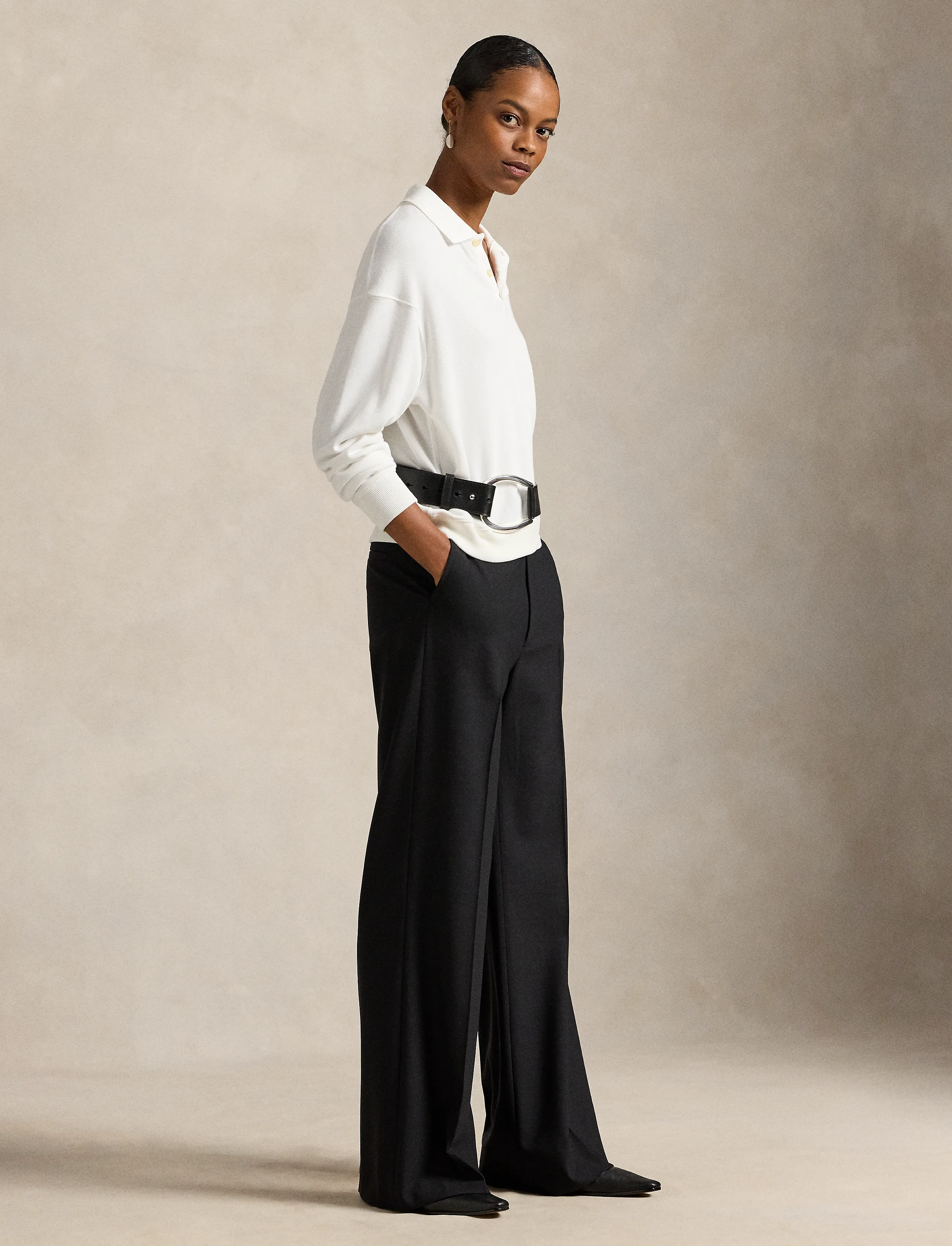 Polo Ralph Lauren Beaton Stretch-Wool Pant - Polo Ralph Lauren - POLO BLACK / black