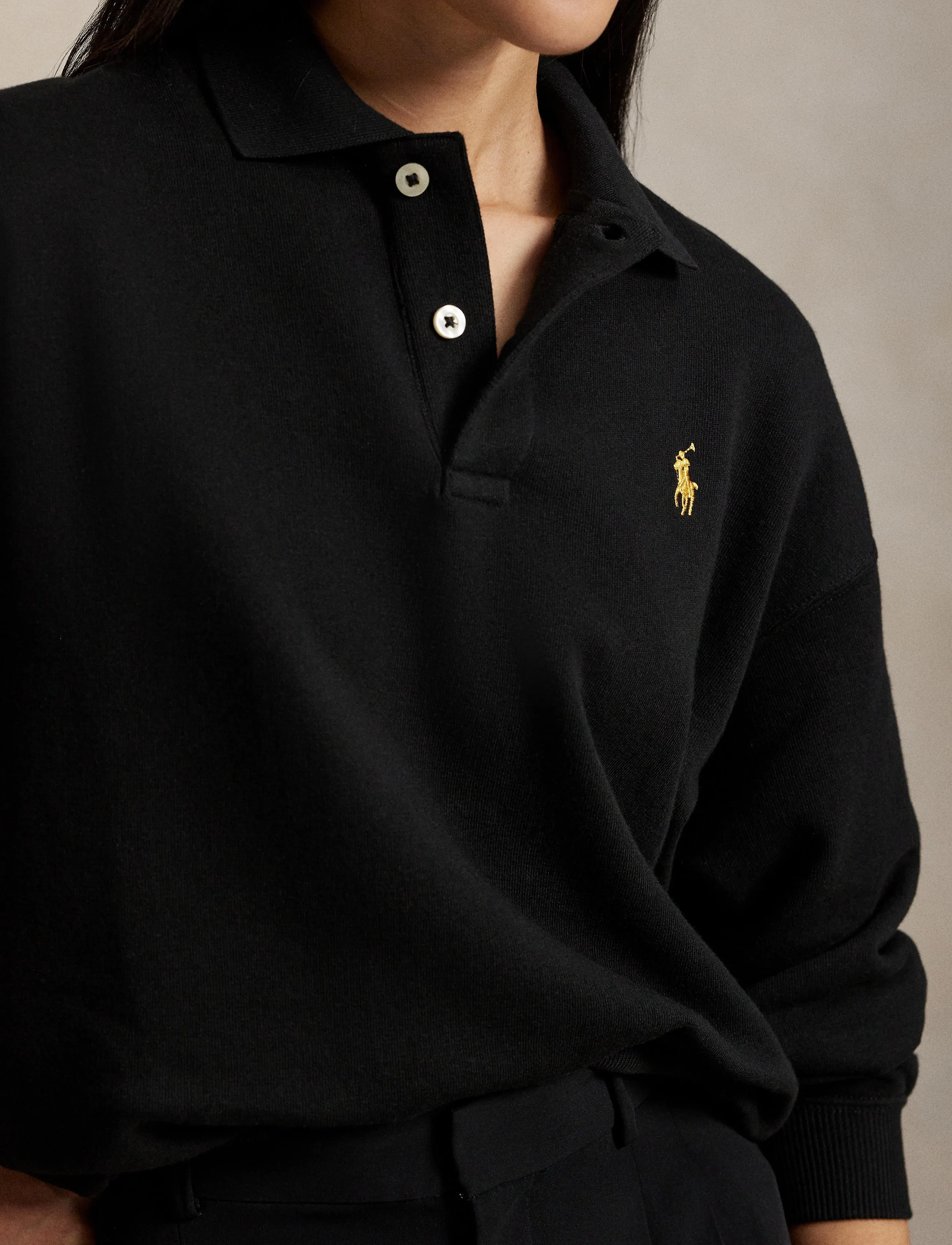 Polo Ralph Lauren - ISLAND FLEECE-KNT-SWEATSHIRT - polos - polo black - 4