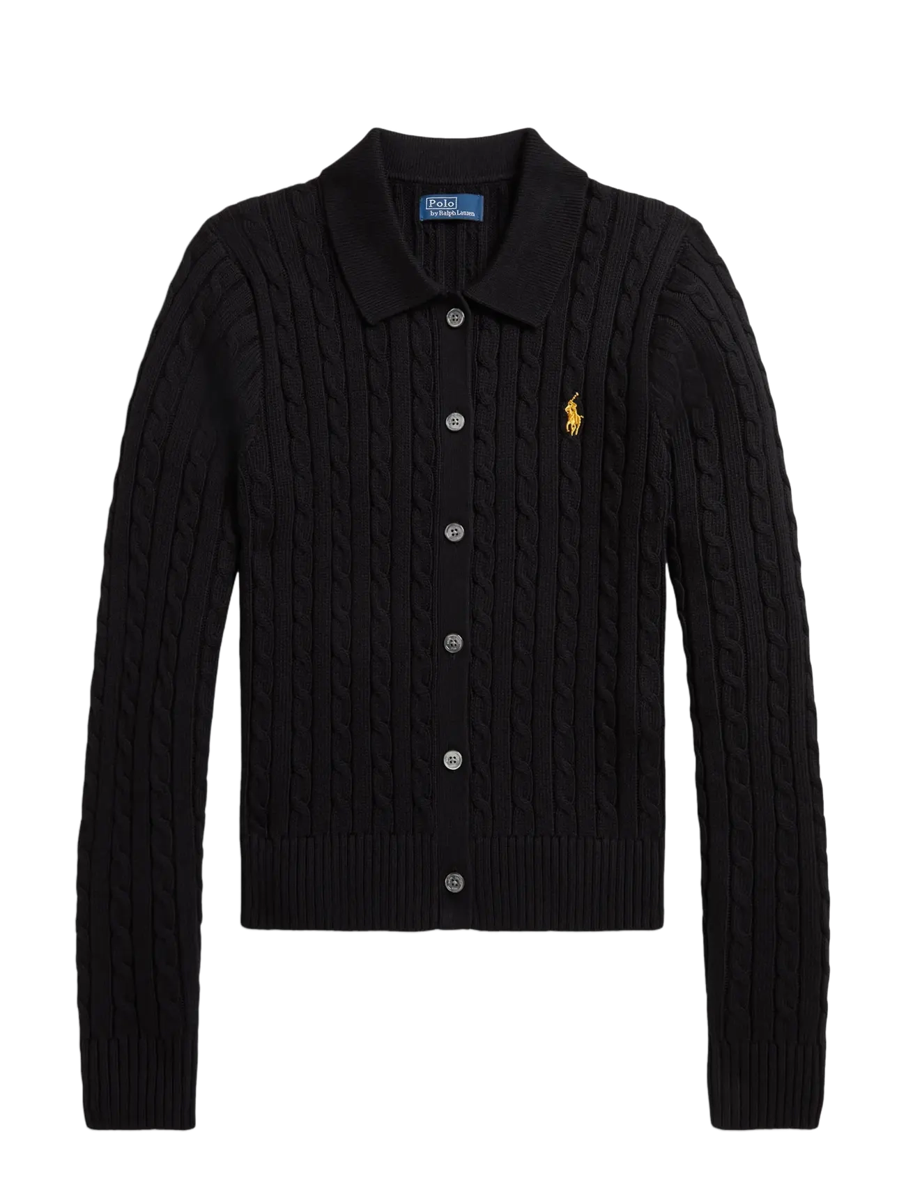 Polo Ralph Lauren - Cable-Knit Cotton Cardigan - polo black - 1