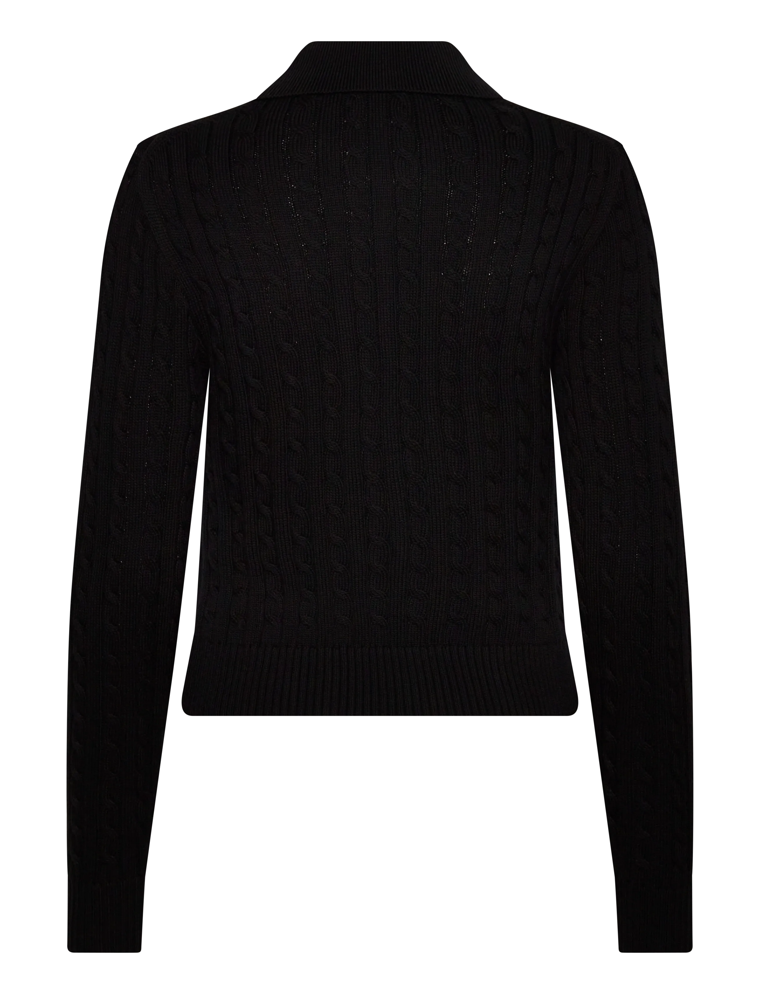 Polo Ralph Lauren - Cable-Knit Cotton Cardigan - polo black - 2