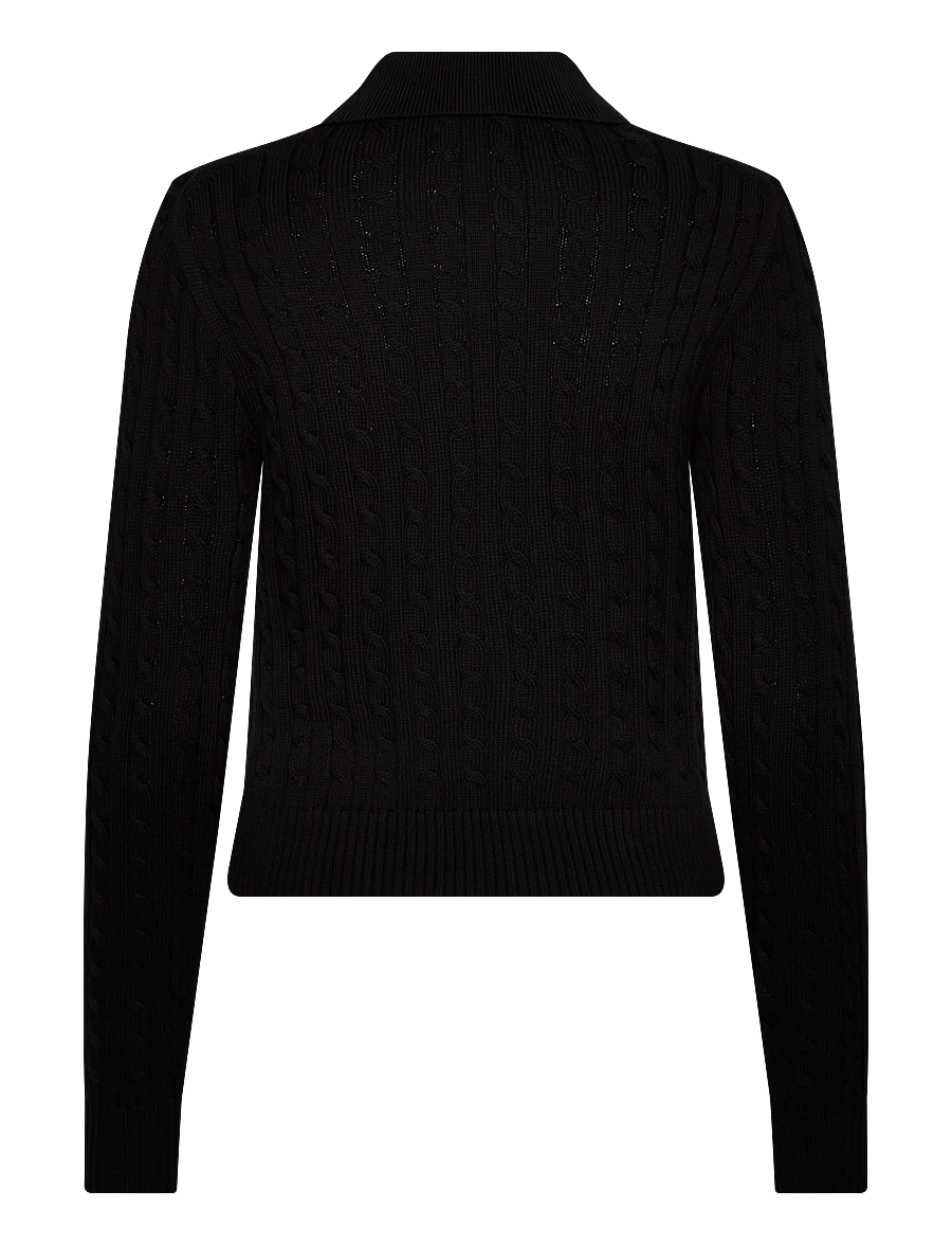 Polo Ralph Lauren - Cable-Knit Cotton Cardigan - polo black - 2