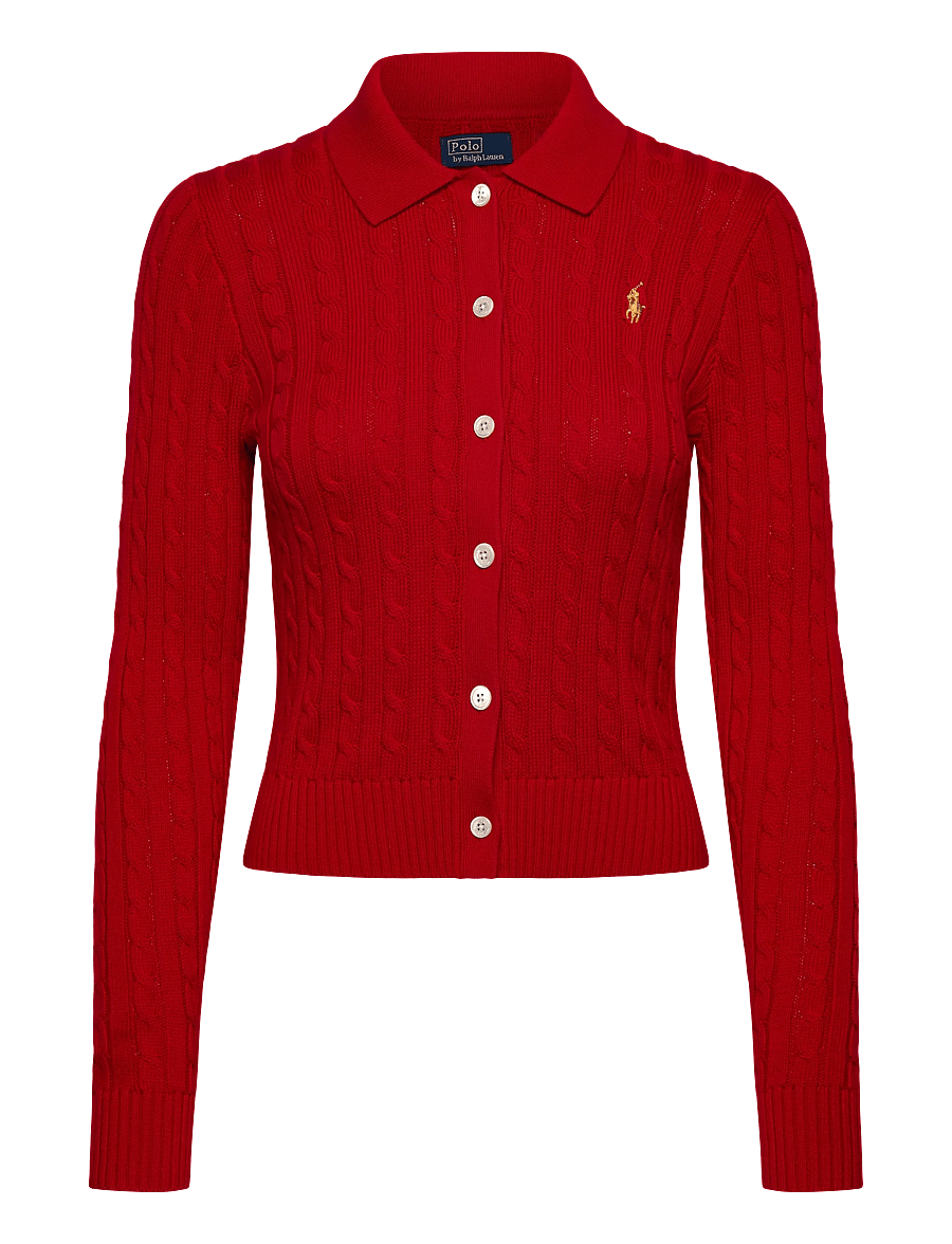 Polo Ralph Lauren - Cable-Knit Cotton Cardigan - rl2000 red - 1
