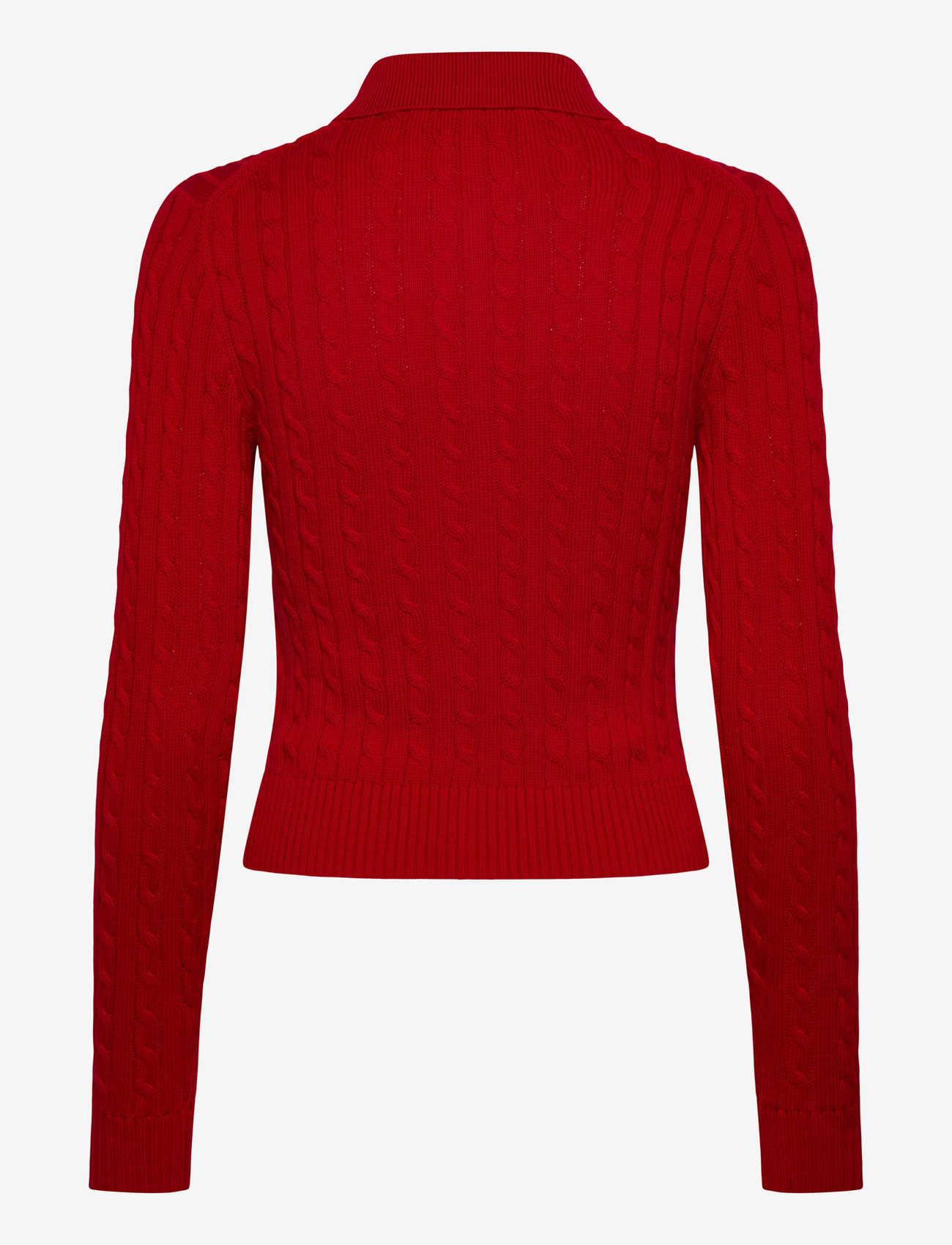 Polo Ralph Lauren - Cable-Knit Cotton Cardigan - cardigans - rl2000 red - 1
