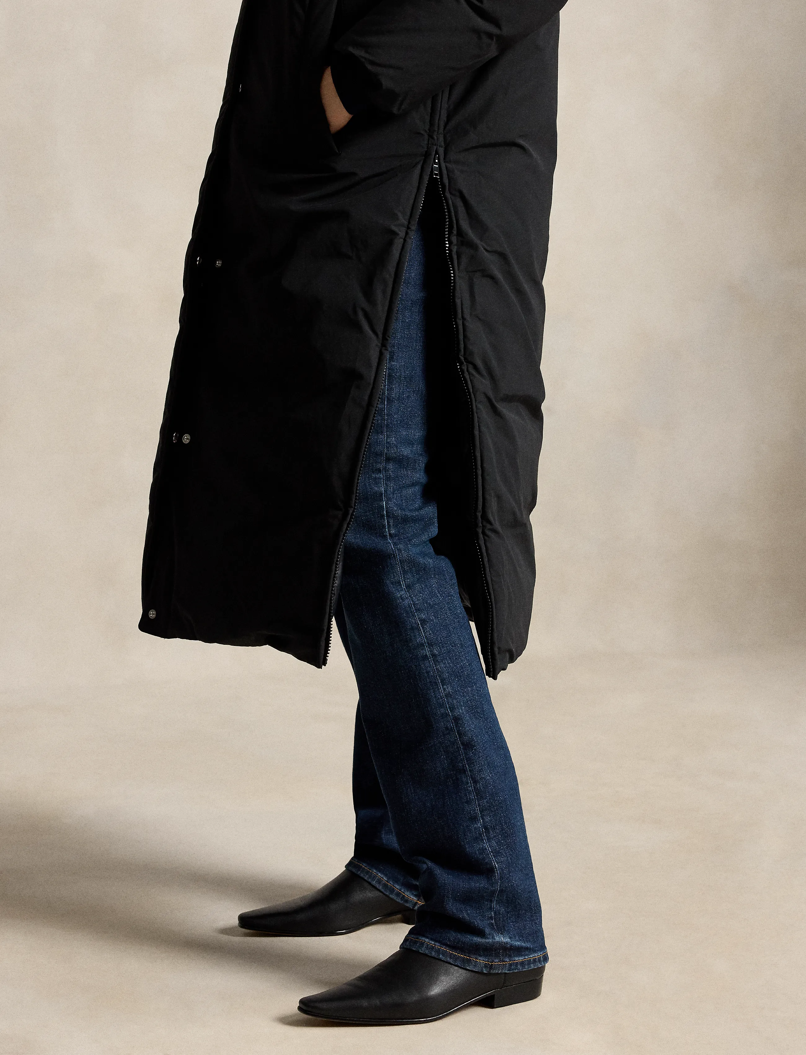 Polo Ralph Lauren - Mid-Weight Down Puffer Coat - polo black - 3